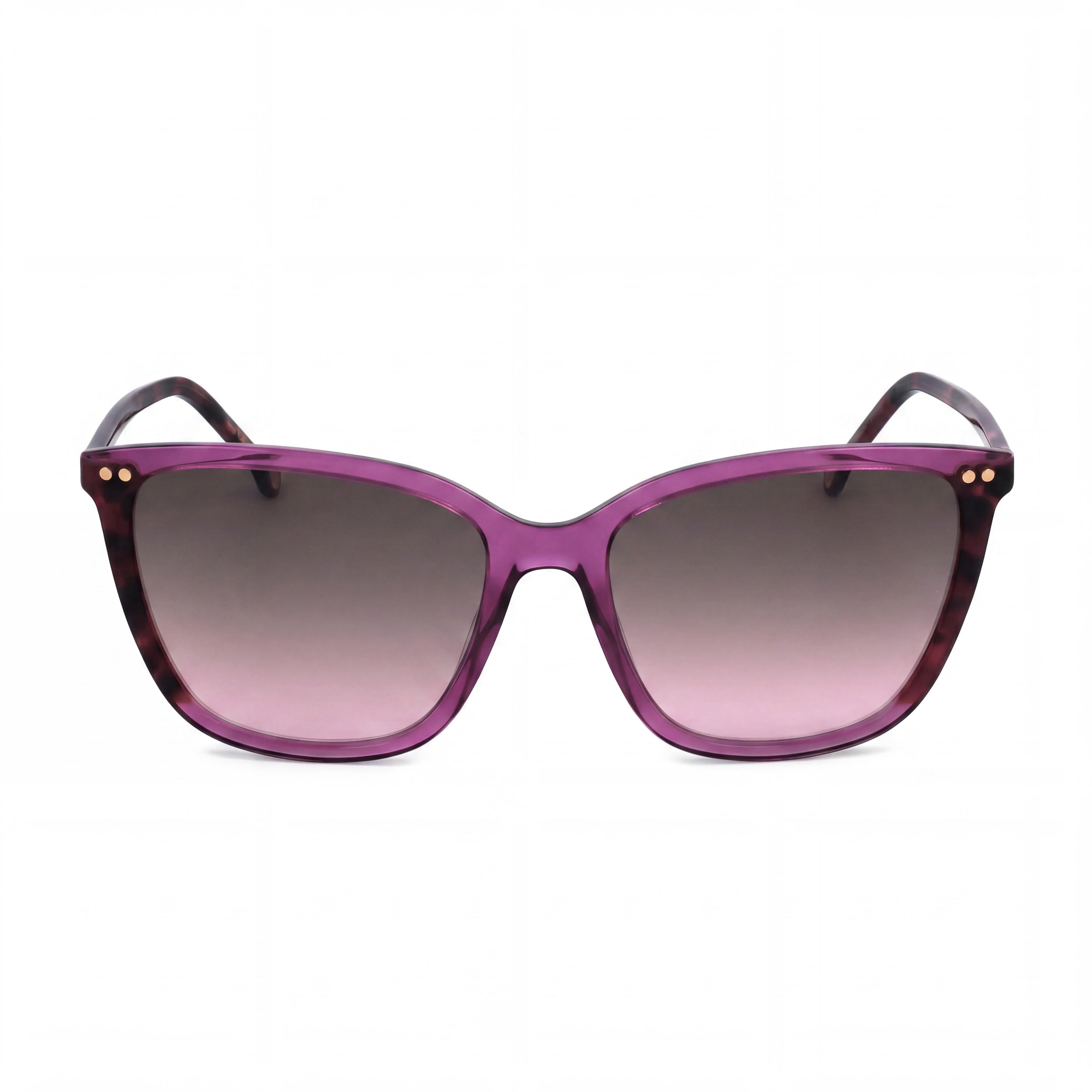 Carolina Herrera HER 0245/S Gafas de sol casuales para mujer, acetato ligero, ciclamen marrón rosado degradado, no polarizadas 55-17-145, Photo 2