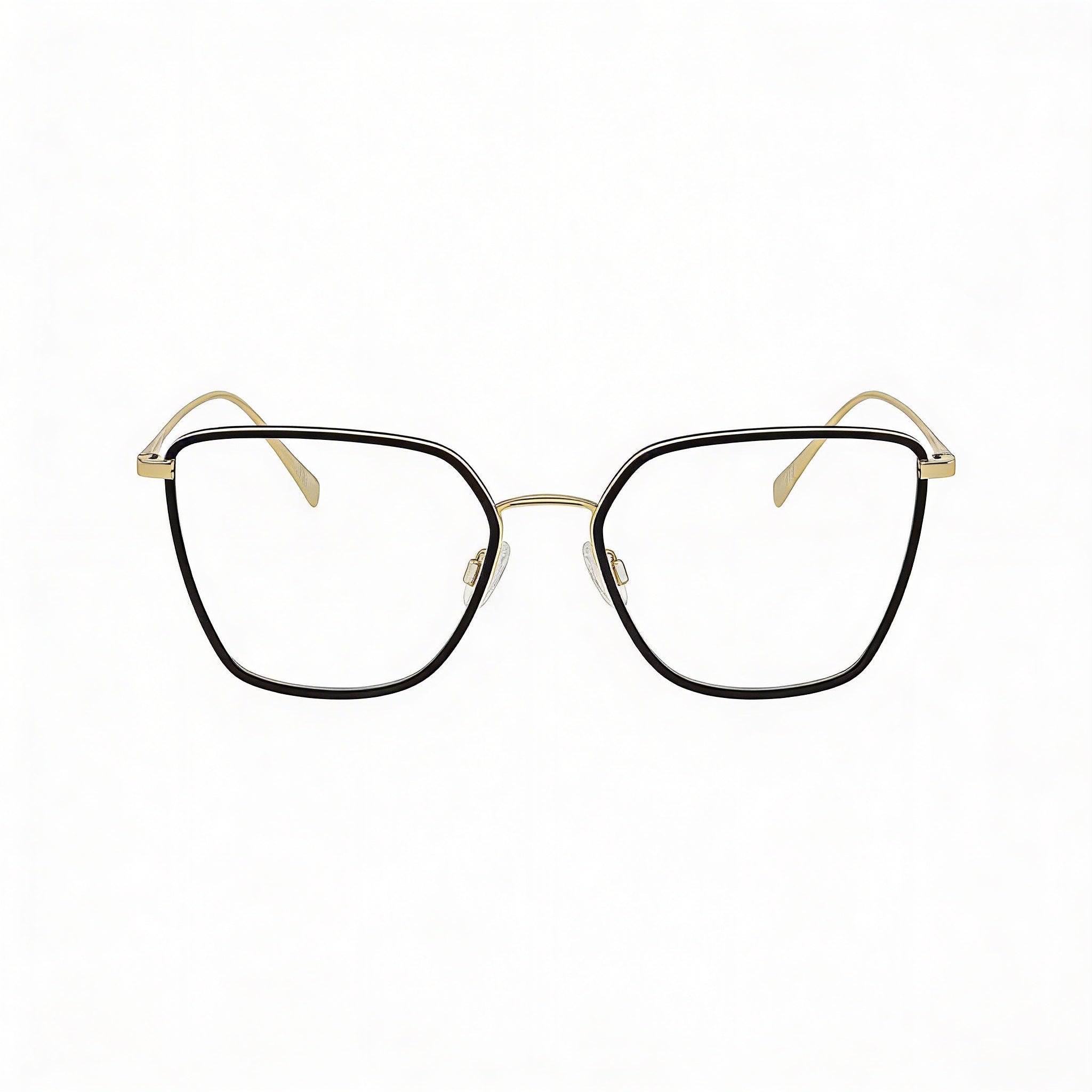 Gafas de acero inoxidable Rag & Bone Rnb3028 para hombre, dorado y negro, 55 mm, Photo 2
