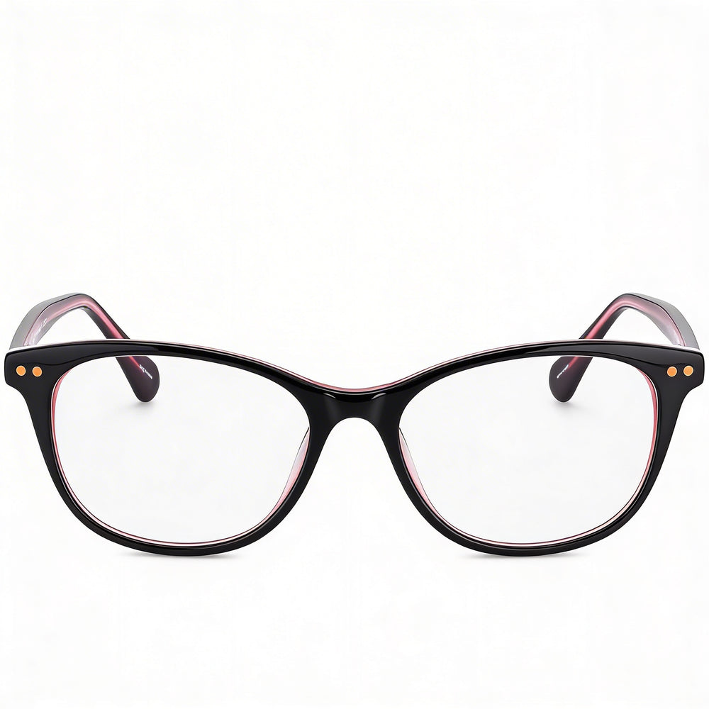 kate spade new york Gafas de sol modernas para mujer con montura de acetato negra y rosa con lentes de policarbonato de 52 mm