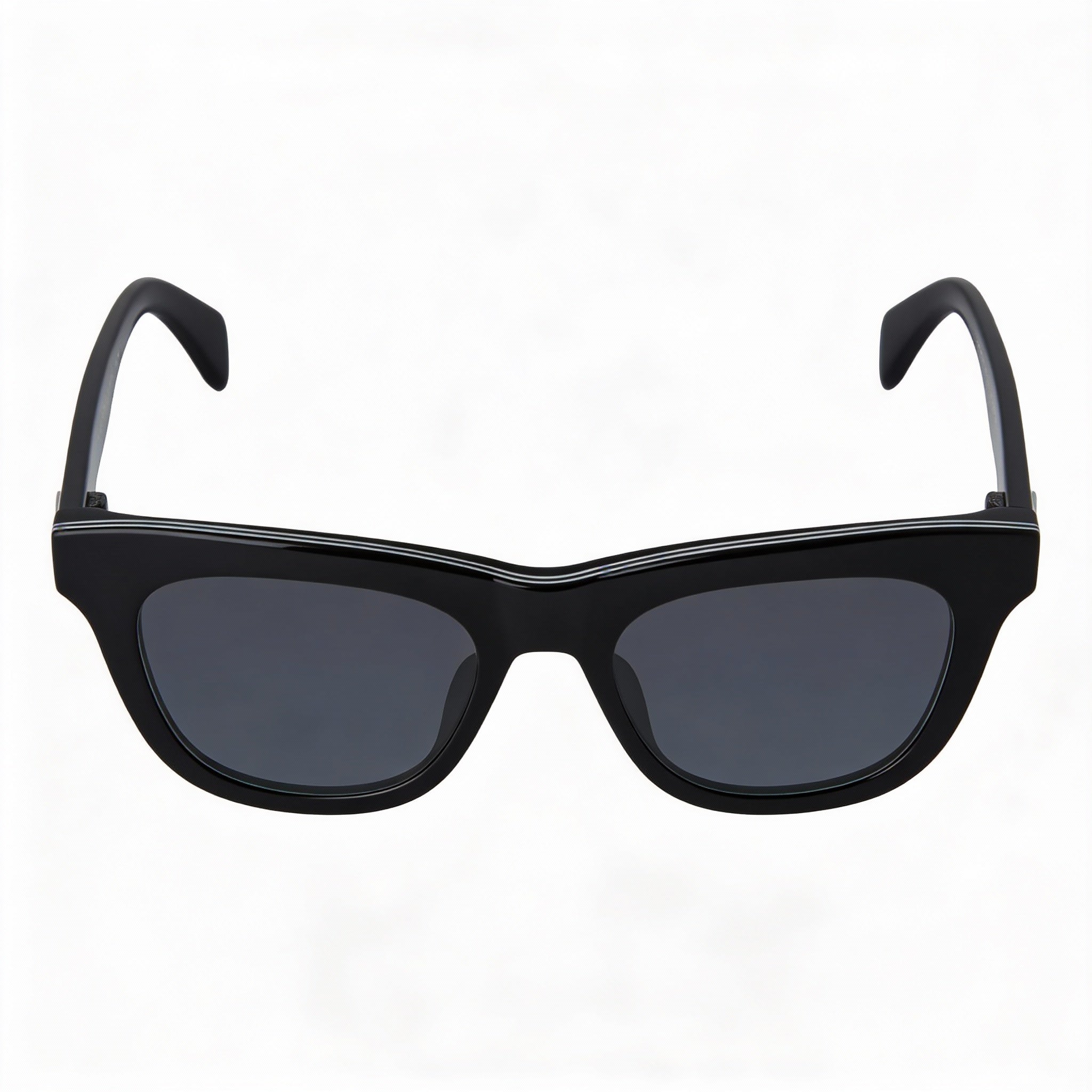 Gafas de sol unisex Rag & Bone, estilo casual, con montura de aceite ecológico negro, de policarbonato gris, no polarizadas, 52-19-145, Photo 1