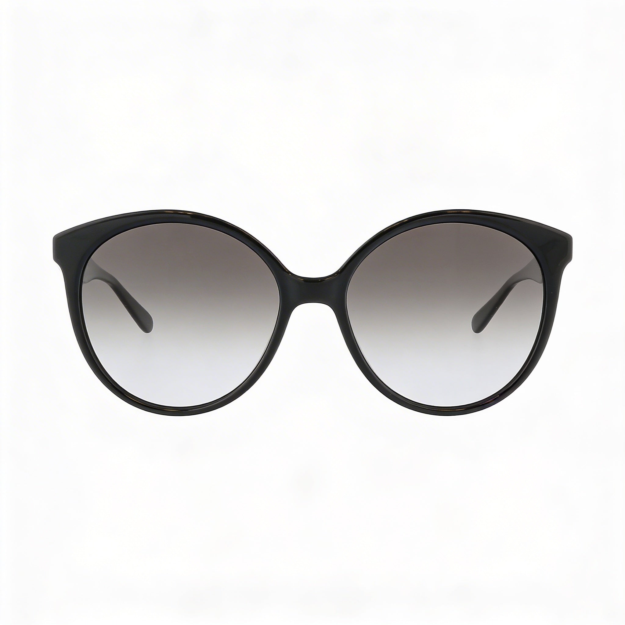 Gafas de sol redondas de plástico negro Salvatore Ferragamo Sf1071s para mujer, lentes grises degradadas, protección UV de 58 mm, Photo 2