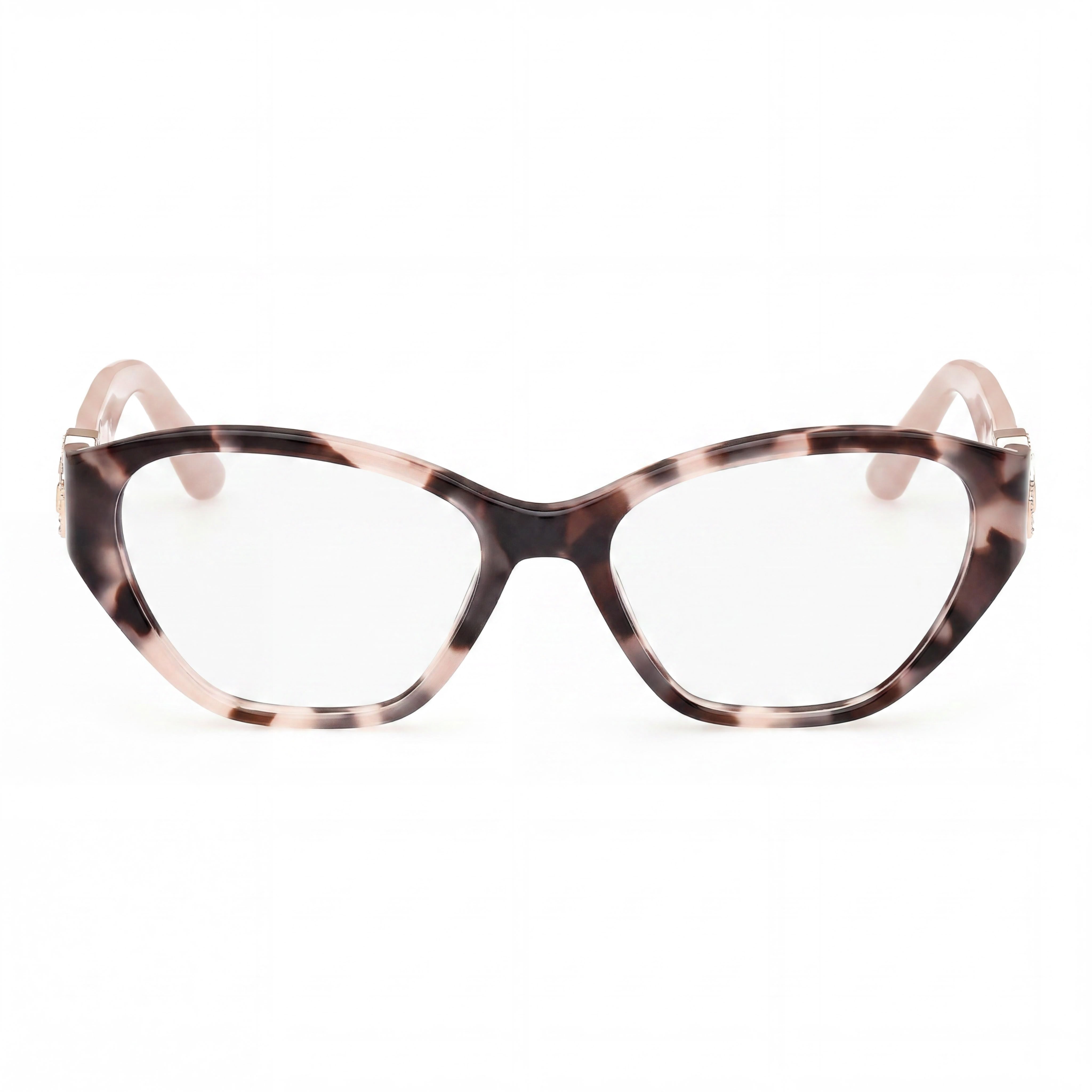 GUESS Gu50119 Model Women's Havana Light Pink Plastic Frame Eyewear, 51mm Lens Width, Photo 2