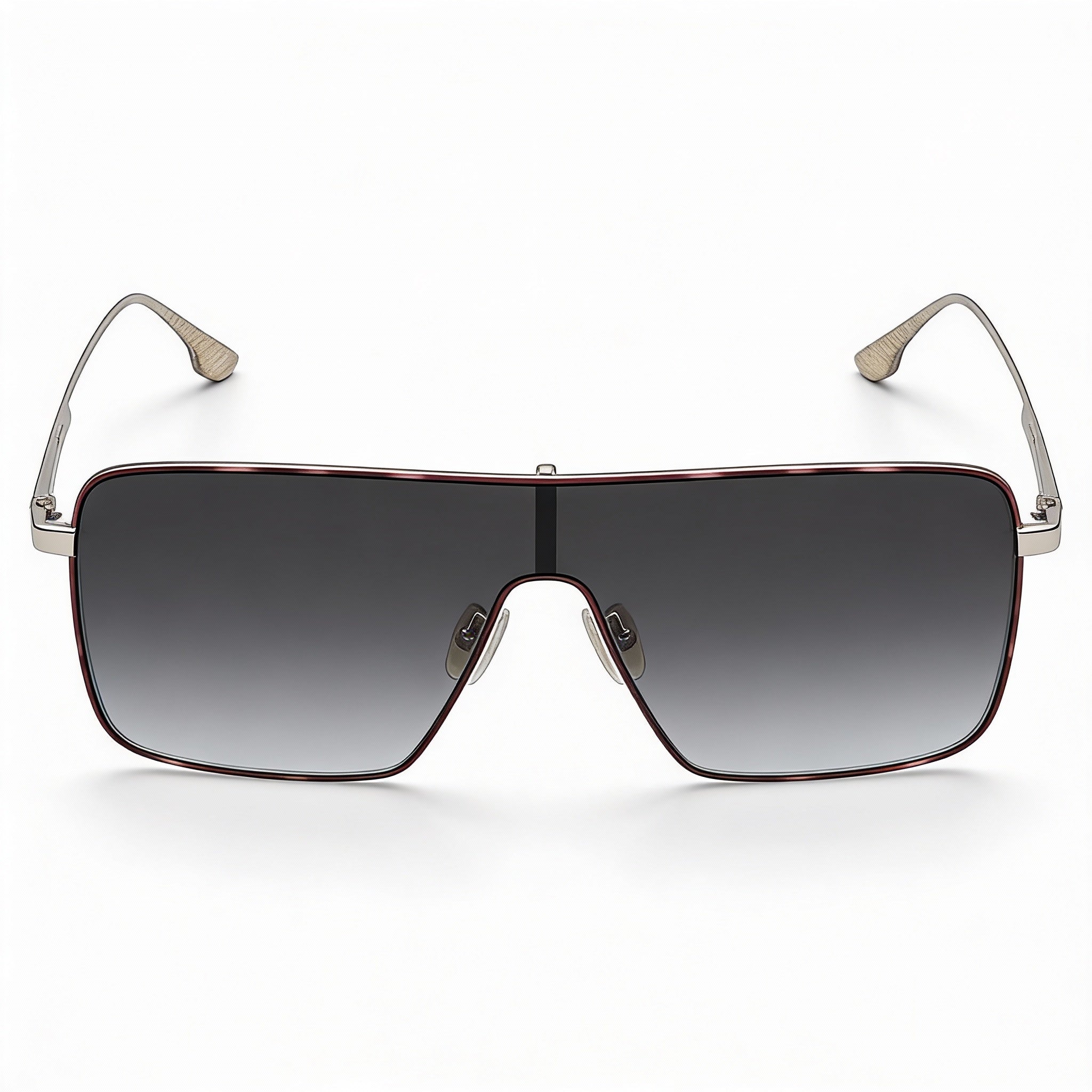 Gafas de sol Victoria Beckham Modern VB238S unisex de metal dorado ahumado con protección UV de 58 mm, Photo 2
