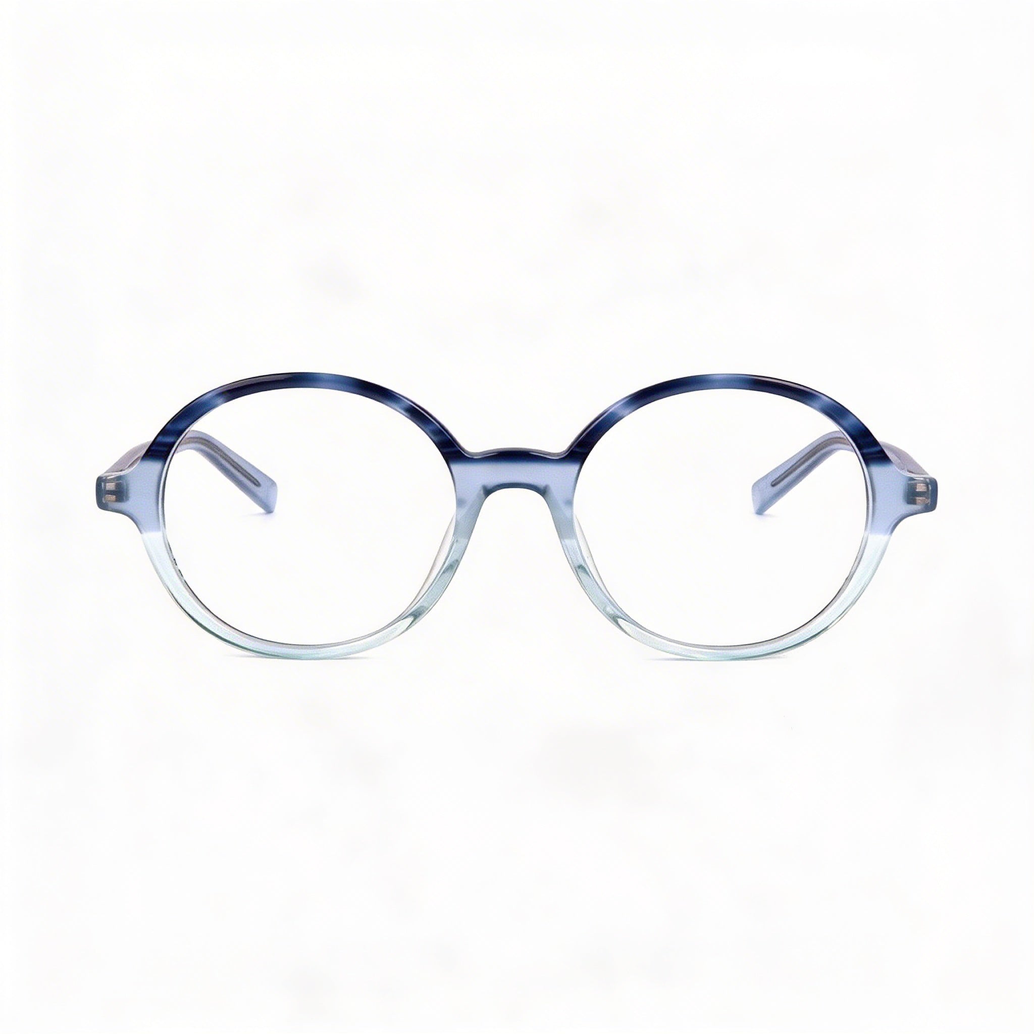 M Missoni MMI 0012 Women's Tri-Tone Blue Horn Acetate Full-Rim Round Optical Glasses 48-18-140mm, Photo 2