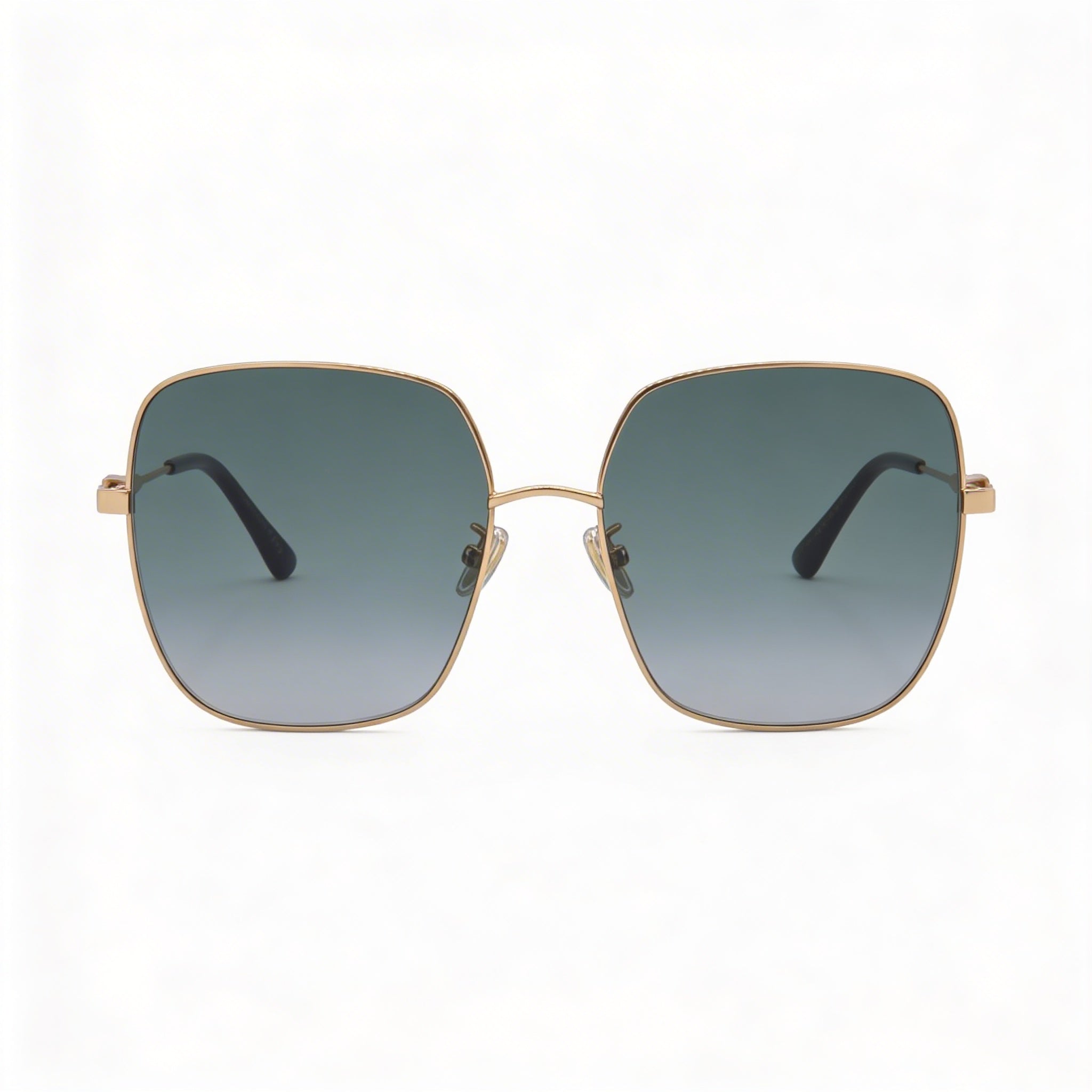 Jimmy Choo KORI/G/SK - Gafas de sol para mujer, de aleación de acero, color dorado y negro, con diseño de mariposa y degradado gris, protección UV, 60 mm, Photo 1