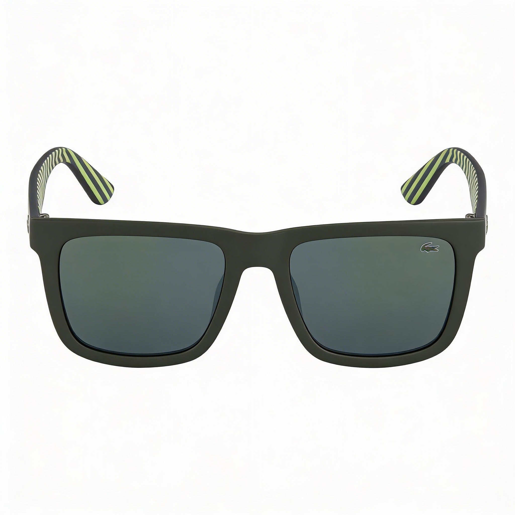 Lacoste L750s Men's Sunglasses with Matte Army Green Plastic Frame, Grey Non-Polarized UV Protection Lenses 54mm, Photo 2