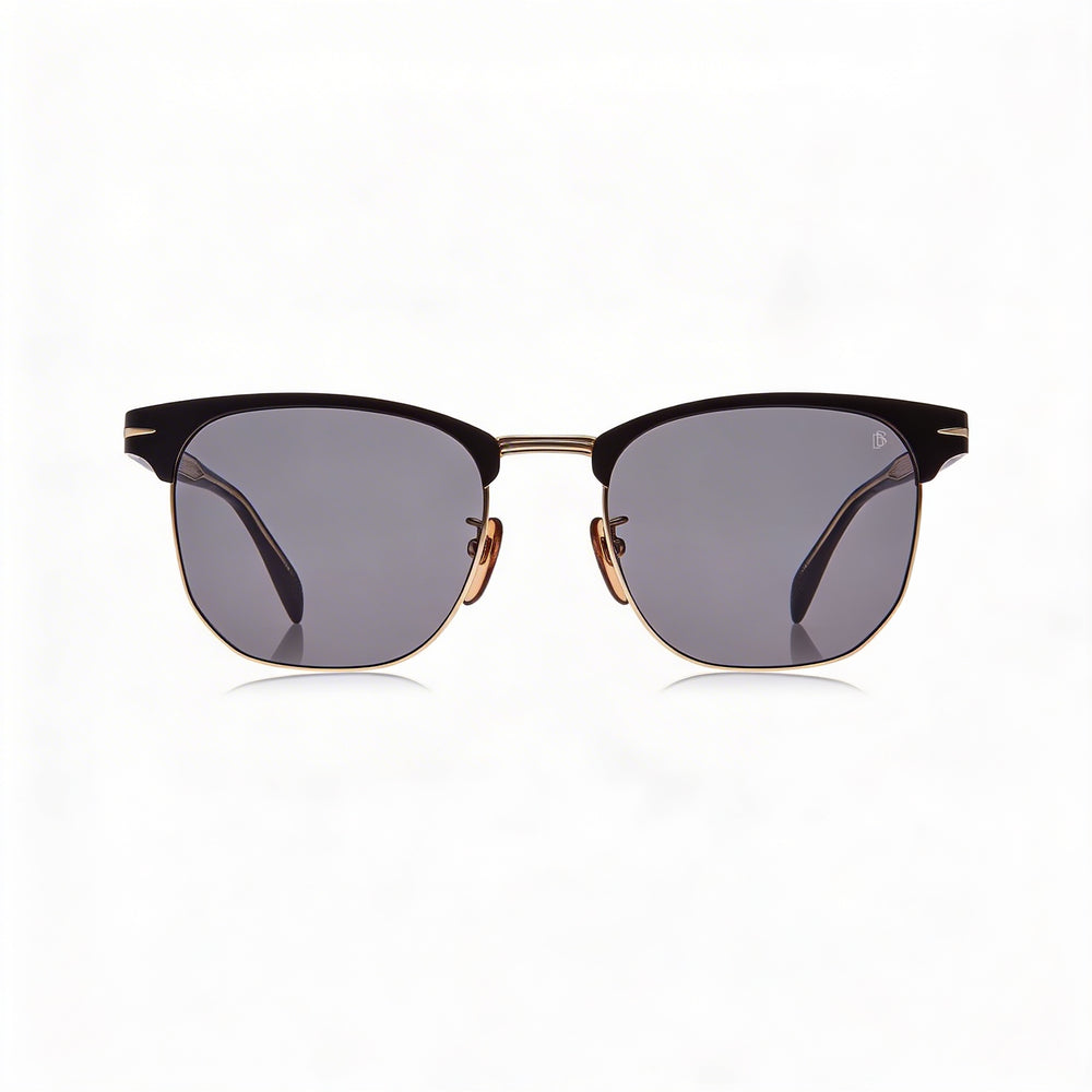 Carrera Db 7057/F/S Unisex Alloy Steel Sunglasses, Black Frame, Matt Black Lenses, UV Protection 56mm