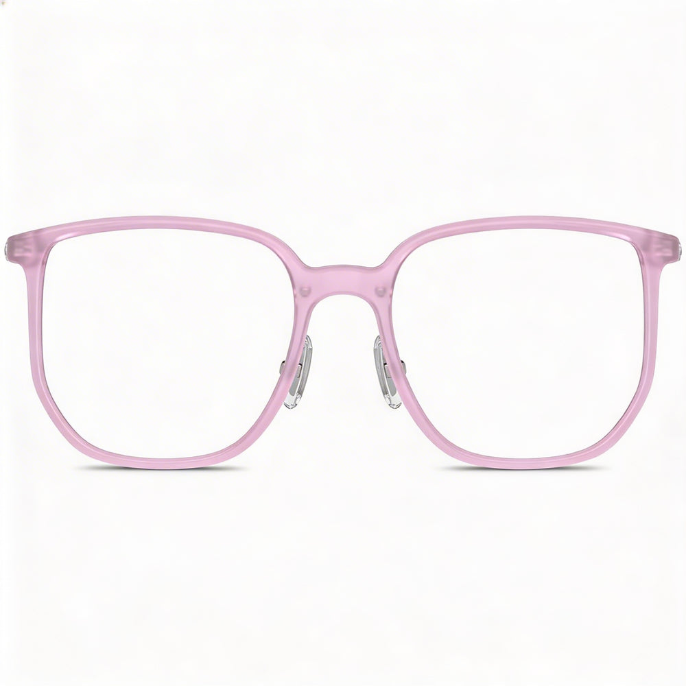 Gafas de sol cuadradas de plástico para mujer Coach Hc6240d, morado lechoso, 54 mm