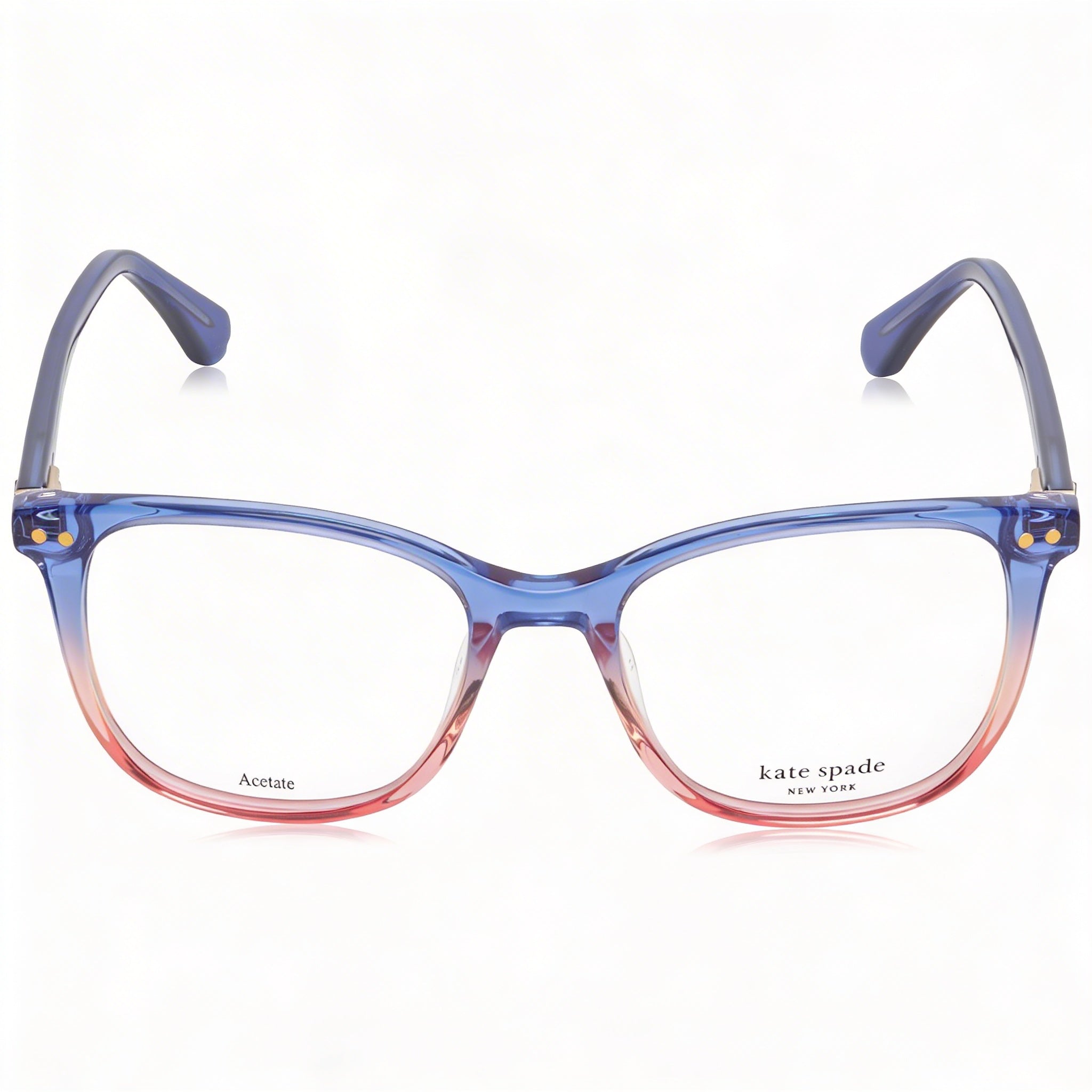 Kate Spade New York Joliet Women's Plastic Frame Eyeglasses with Polycarbonate Lenses, Size 51-140-17mm, Photo 2