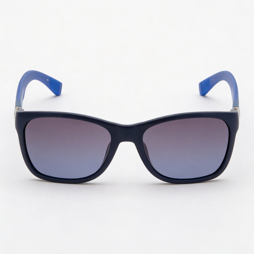 Gafas de sol Lacoste Wayfarer unisex, montura de acetato azul, lentes de policarbonato azules con protección UV, 54-18-140 mm