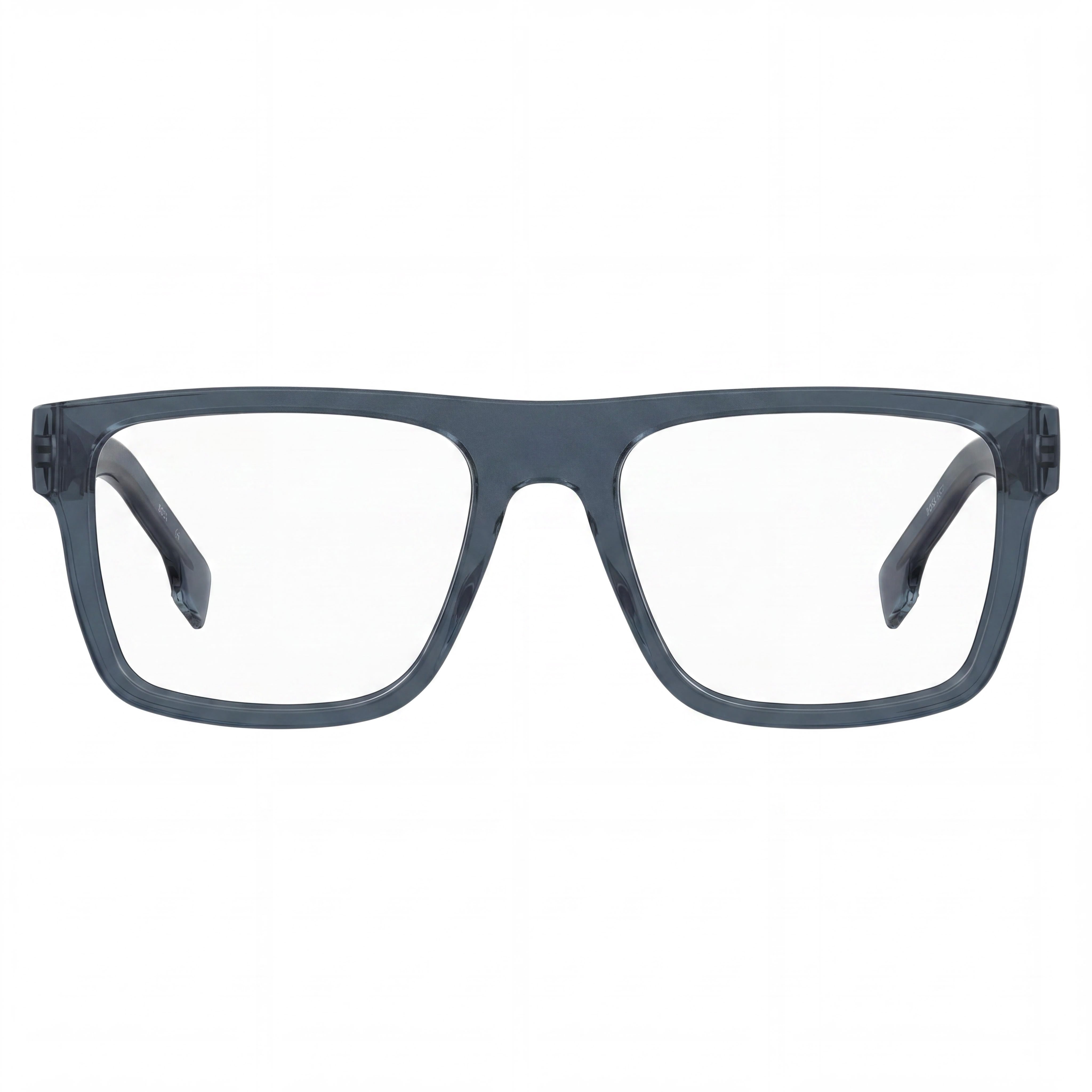 Hugo Boss Modern Men's Blue Eco Cellulose Rectangular Flat Top Optical Frames 53-18-145mm, Photo 2