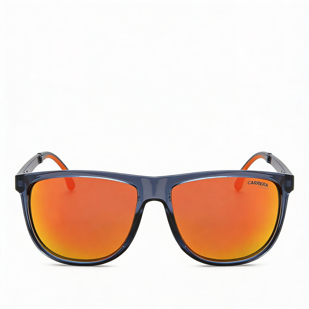 Gafas de sol Carrera Modern unisex ovaladas de poliamida azul y naranja de 58 mm con protección UV