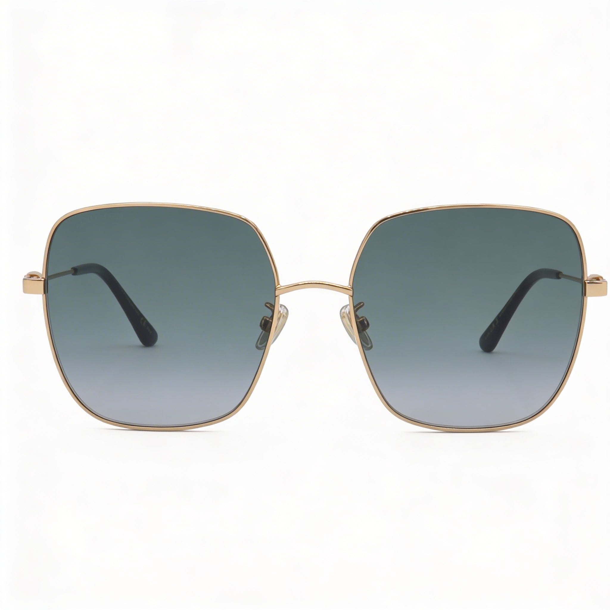 JIMMY CHOO KORI/G/SK Women's Gold Black Alloy Steel Butterfly Grey Gradient 100% UV Sunglasses 60mm, Photo 2