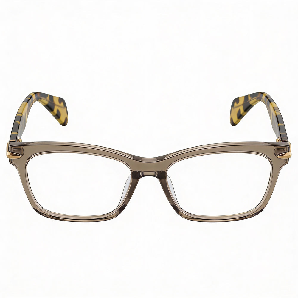 Gafas de acetato con lunares negros y grises para mujer rag & bone rnb 3004 de 50 mm
