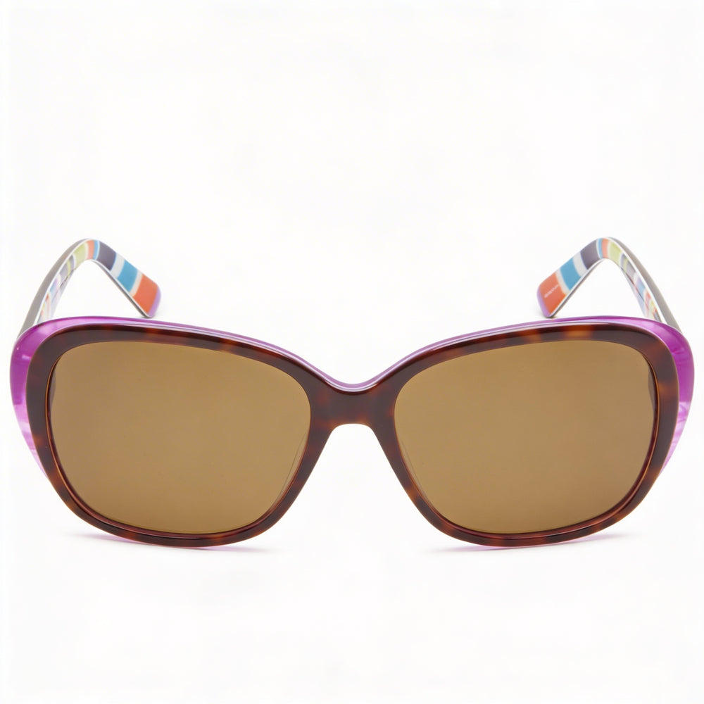 Kate Spade New York Hilde - Gafas de sol unisex de plástico, color morado, polarizadas, con protección UV y graduadas, 54 mm