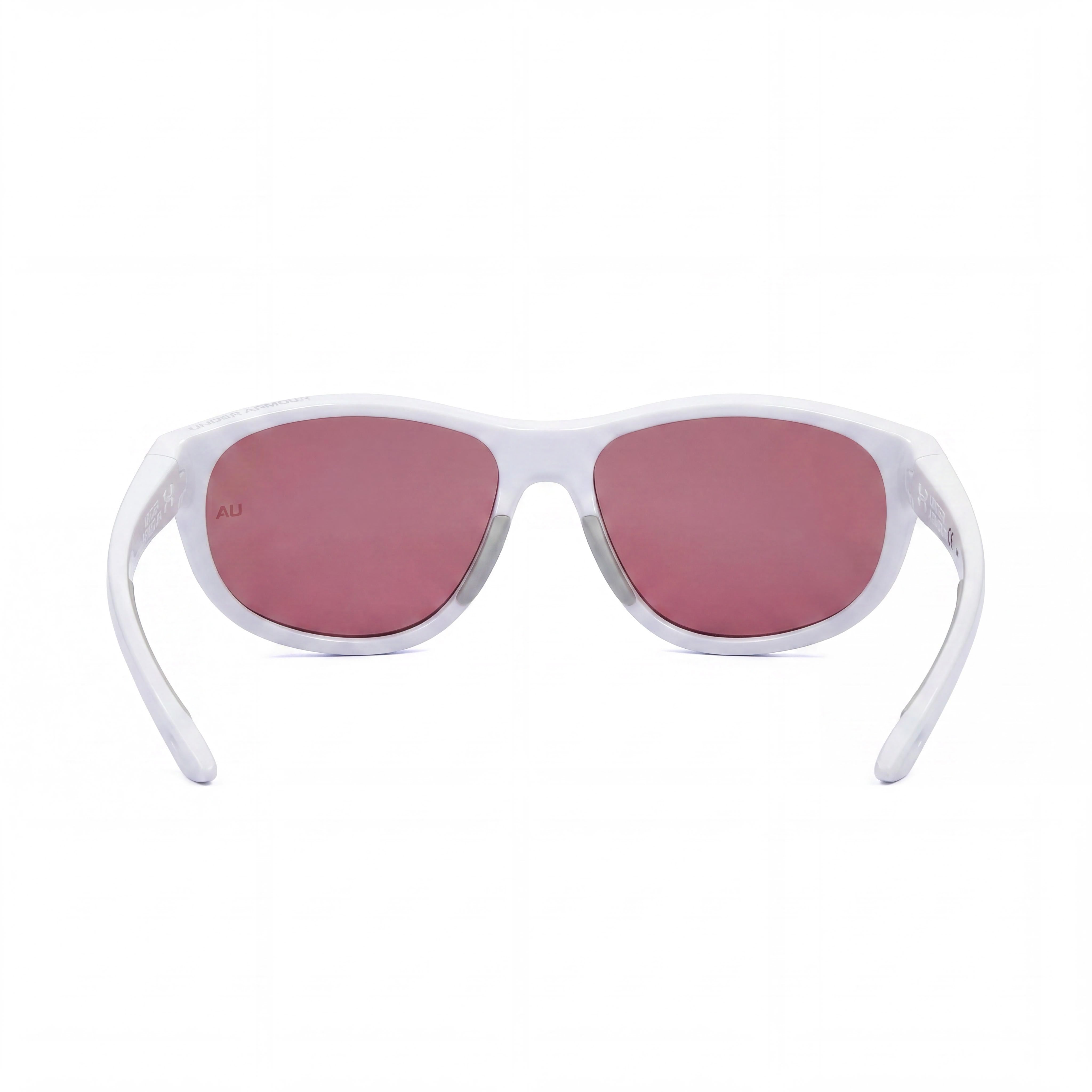 Under Armour Modern Unisex White Grey Frame Violet Blue Multilayer Lens UV 400 Non-Polarized Sunglasses 59mm, Photo 2
