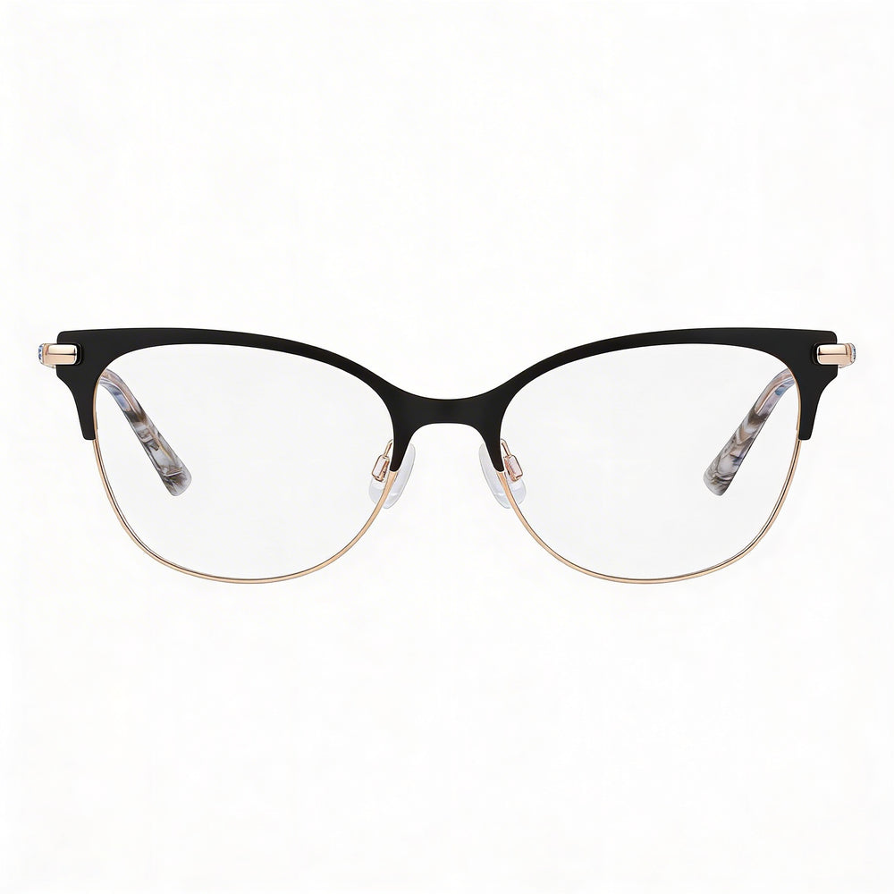 bebe Bb5224 Gafas de acetato negro azabache para hombre, 55 mm de ancho de lente, 17 mm de puente, 140 mm de largo de patilla
