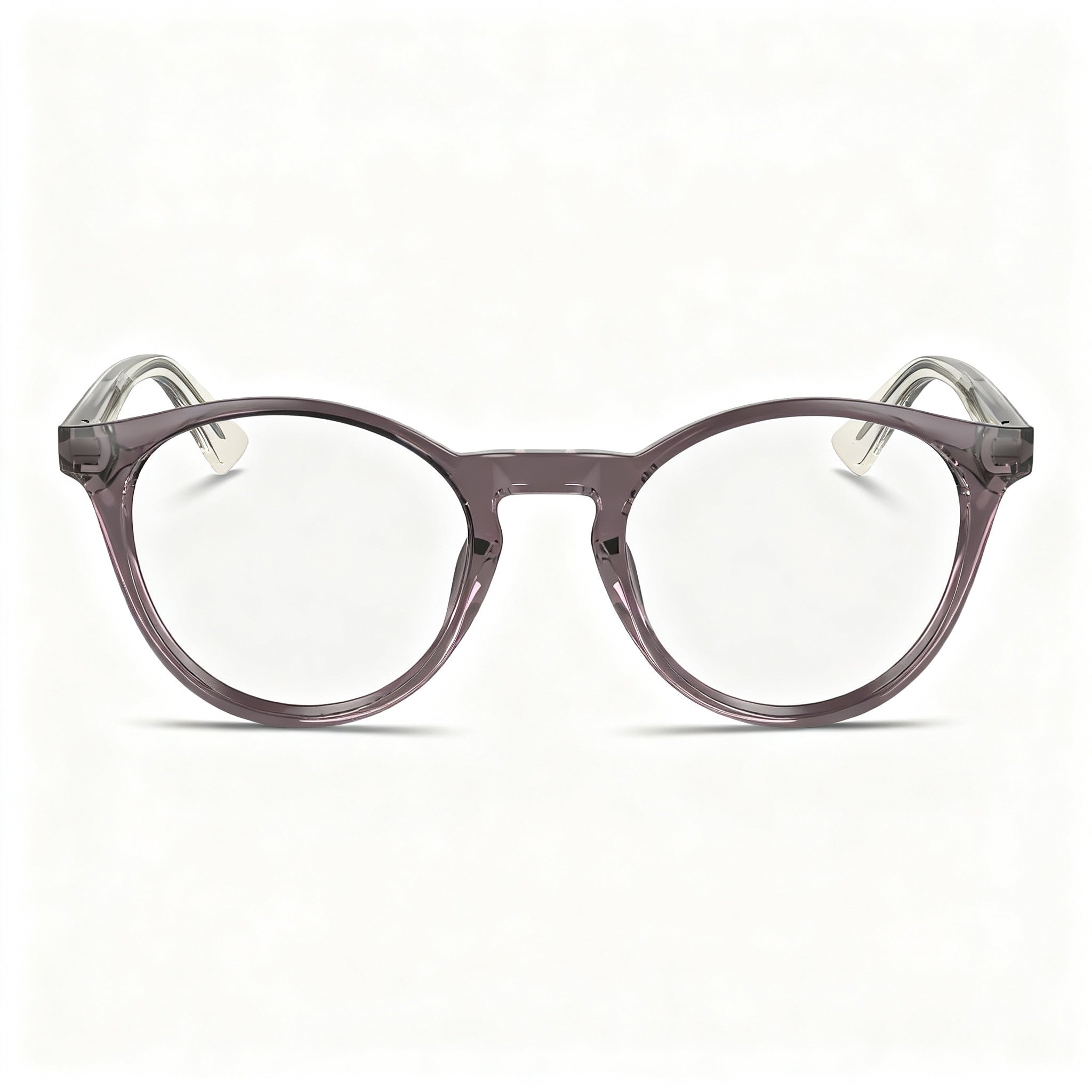 Calvin Klein Ck23549 Women's Round Full Rim Optical Eyeglasses with Injected Plastic Frame, Grey, 50mm