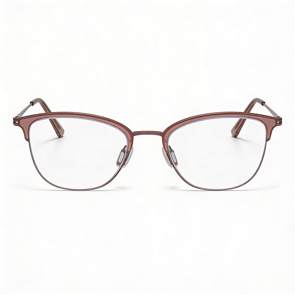 Gafas Flexon W3023 para mujer, fabricadas con montura de acetato, con lentes polarizadas, en color rubor, con un ancho de lente de 52 mm.