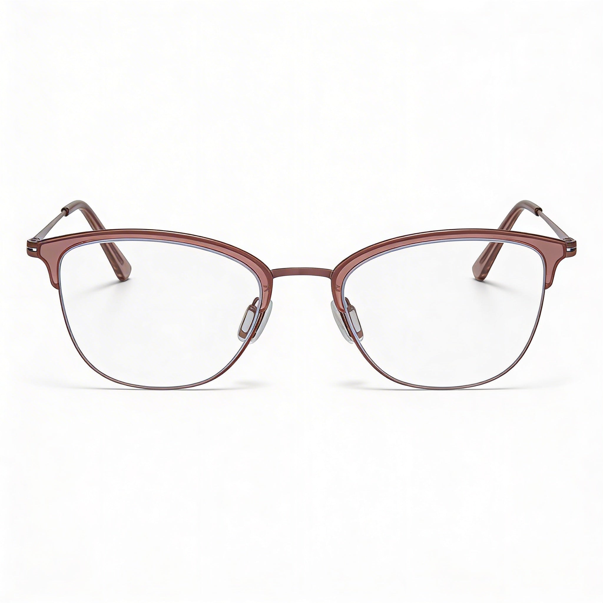 Flexon W3023 Women's Eyewear, Crafted with Acetate Frame Material, Featuring Polarized Lenses, in a Blush Color, with a 52mm Lens Width, Photo 1