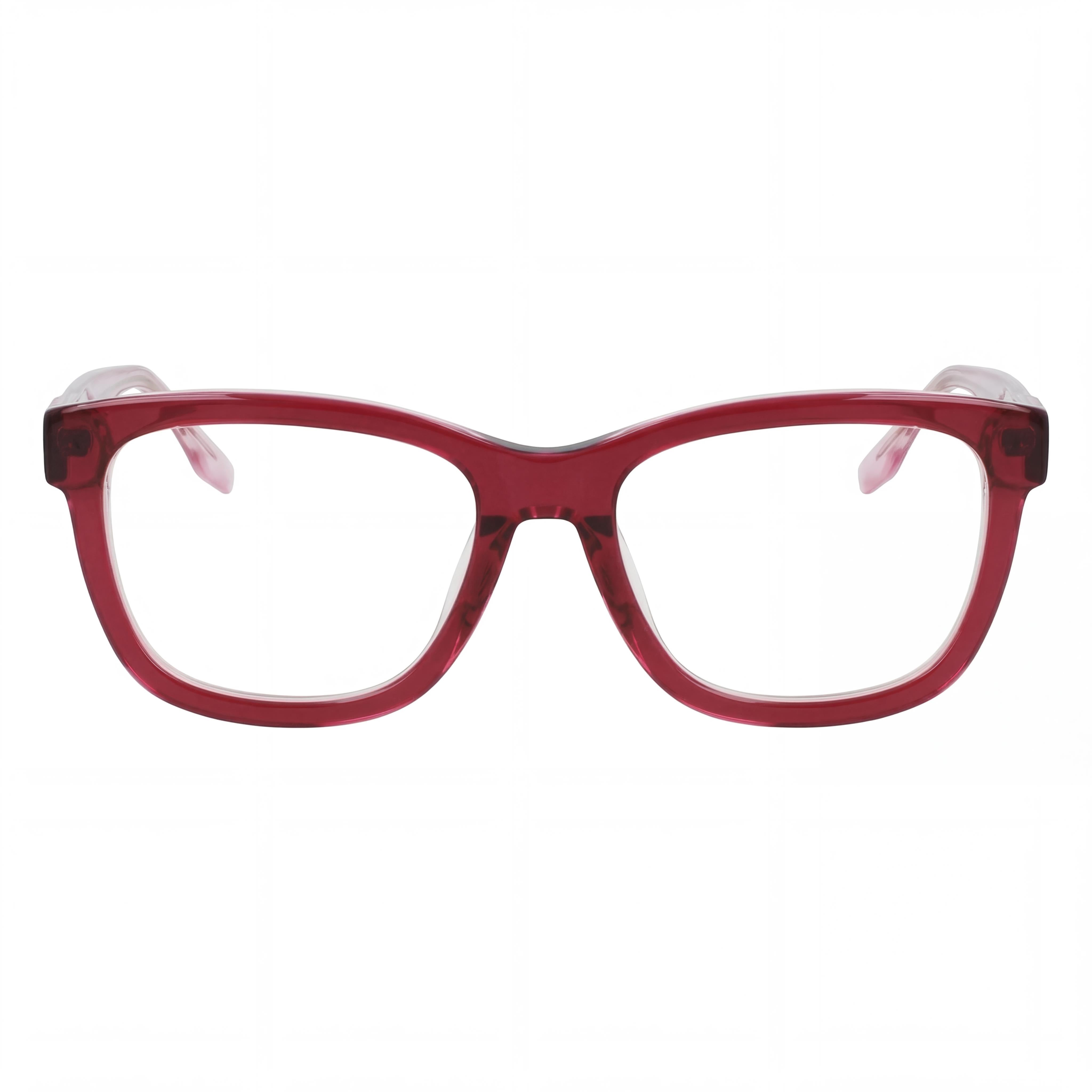 CONVERSE Casual Women's Ophthalmic Eyeglasses with Crystal Berry Laminate Frame, Plastic Lenses, 52-18-140, Photo 2