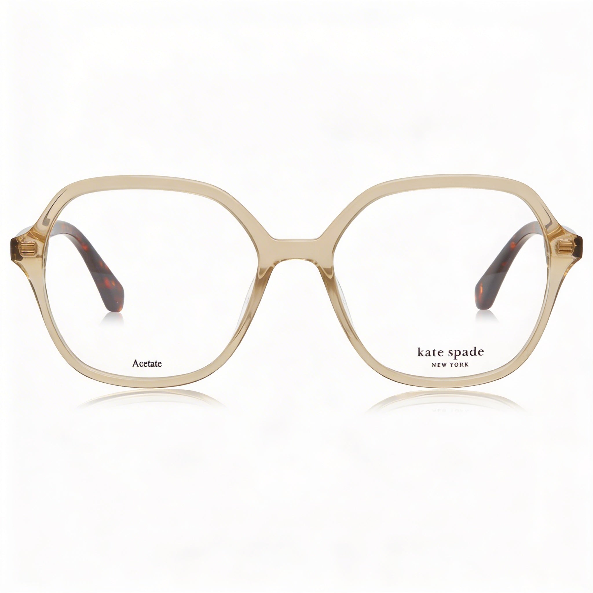 kate spade new york Casual Women's Beige Acetate Optical Eyeglasses 53-16-140, Photo 1