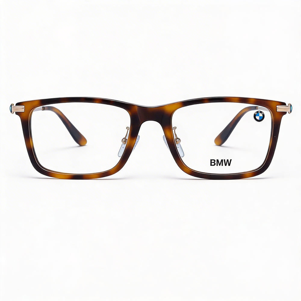 BMW Bw5020 Gafas de sol de plástico Havana oscuro para hombre Lente de 56 mm Puente de 20 mm Patilla de 145 mm