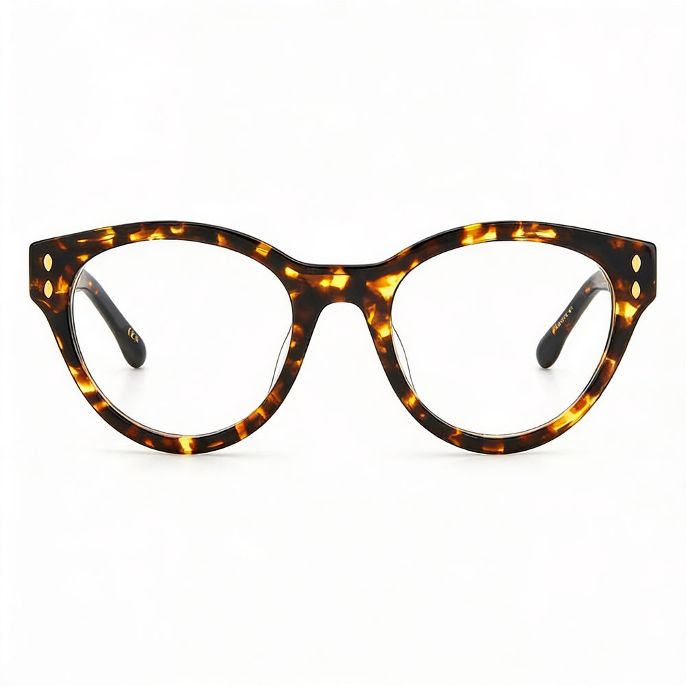 Isabel Marant Im0042g Unisex Oval Havana Acetate Frame Optical Eyeglasses with 50-21-145mm Dimensions