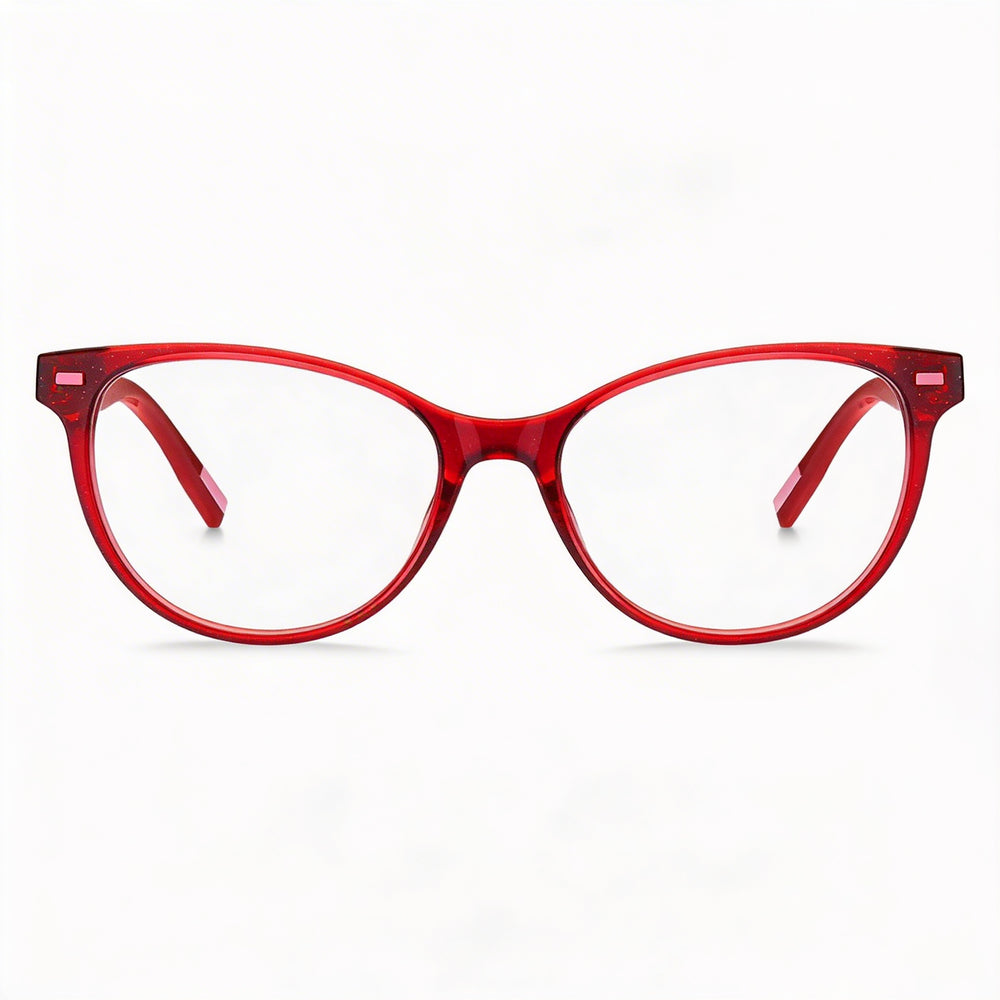 Tommy Hilfiger Modern Women’s Injected Red Glitter Frame, Polycarbonate Non-Polarized Lenses Sunglasses 48mm