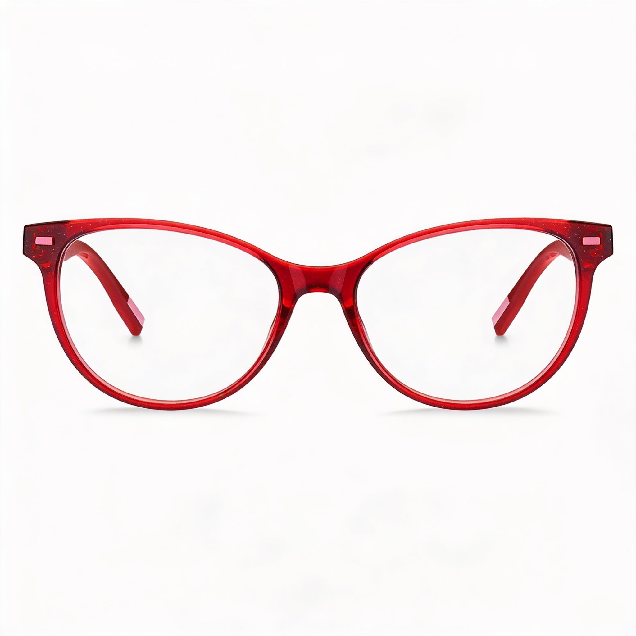 Tommy Hilfiger Modern Women’s Injected Red Glitter Frame, Polycarbonate Non-Polarized Lenses Sunglasses 48mm, Photo 2