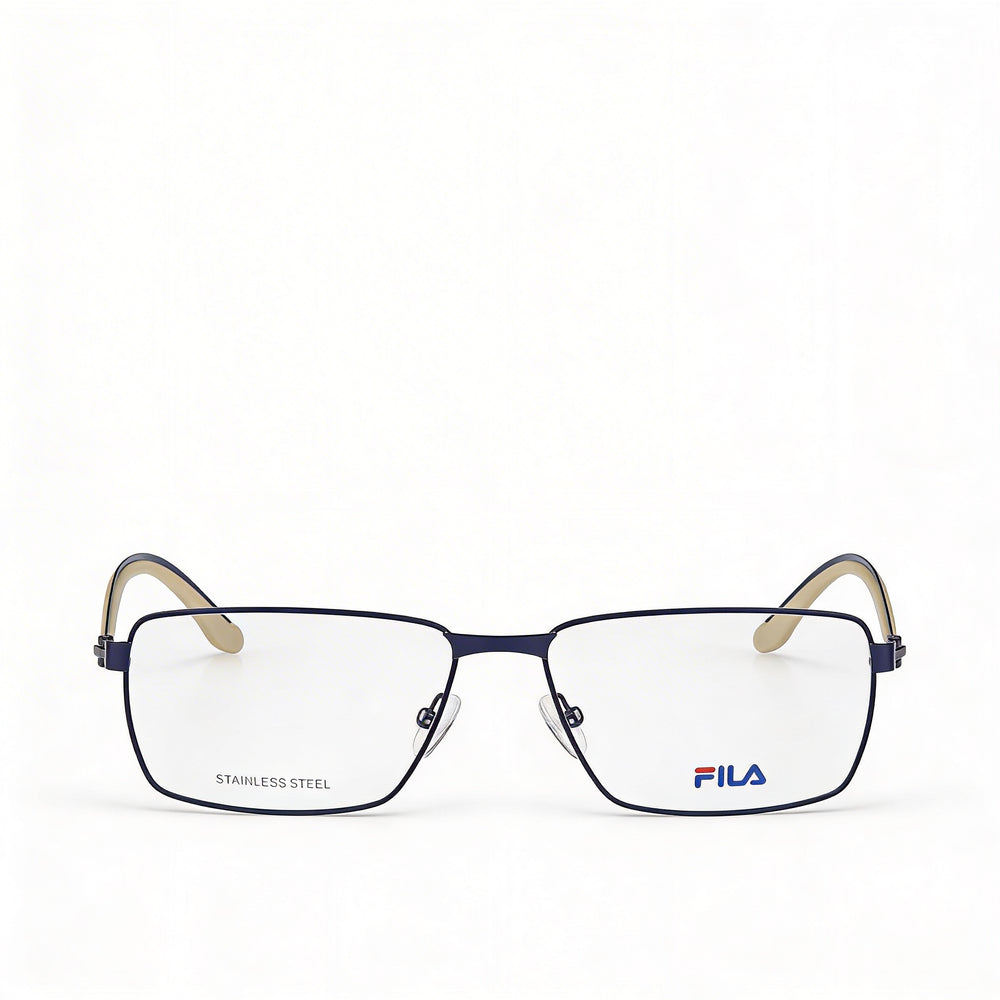 Gafas de sol FILA modernas unisex con montura metálica y lentes de policarbonato no polarizadas, 56mm de ancho de lente