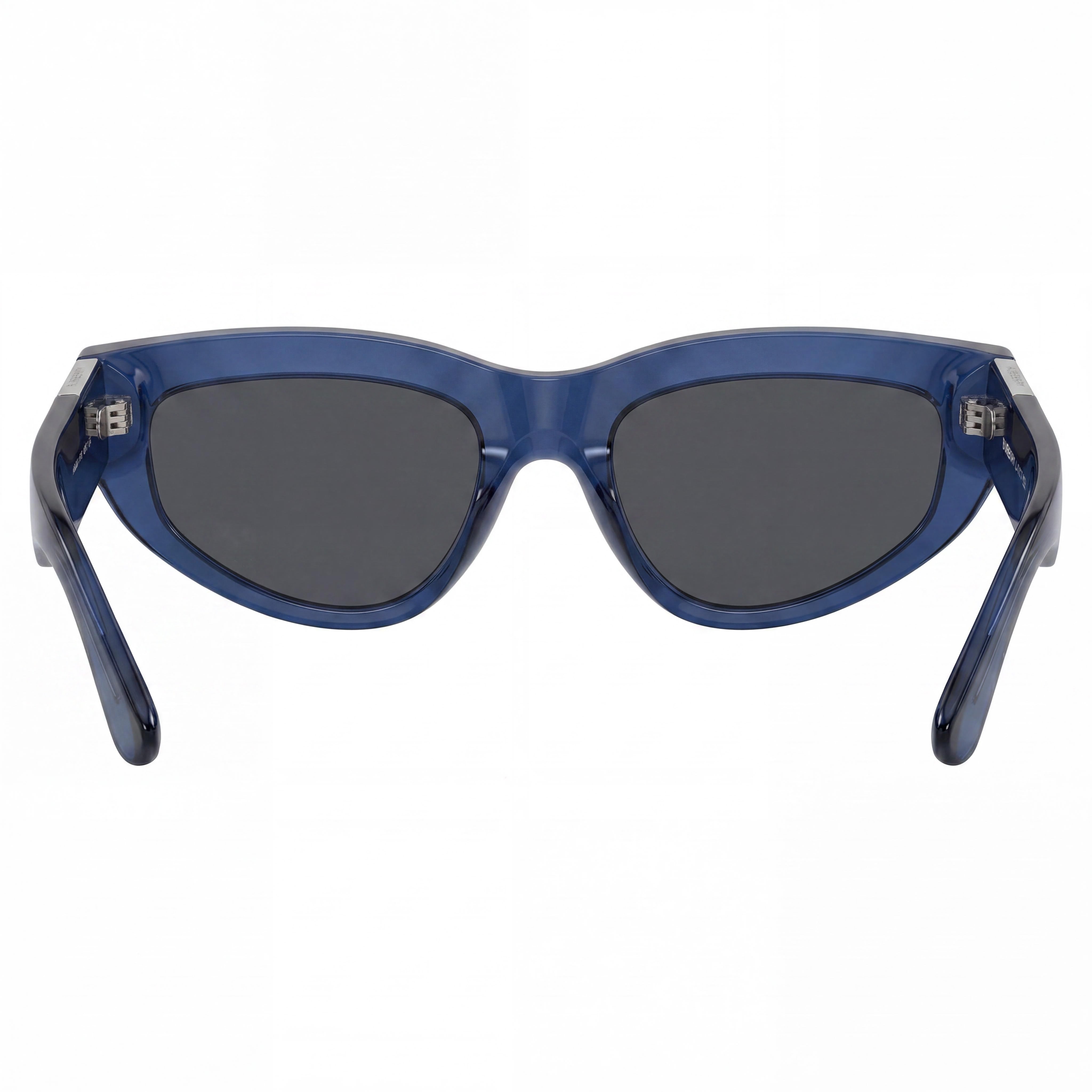BURBERRY 0be4425u Women's Cat Eye Blue/Dark Grey Plastic Polarized 100% UV Protection 55mm Sunglasses, Photo 2