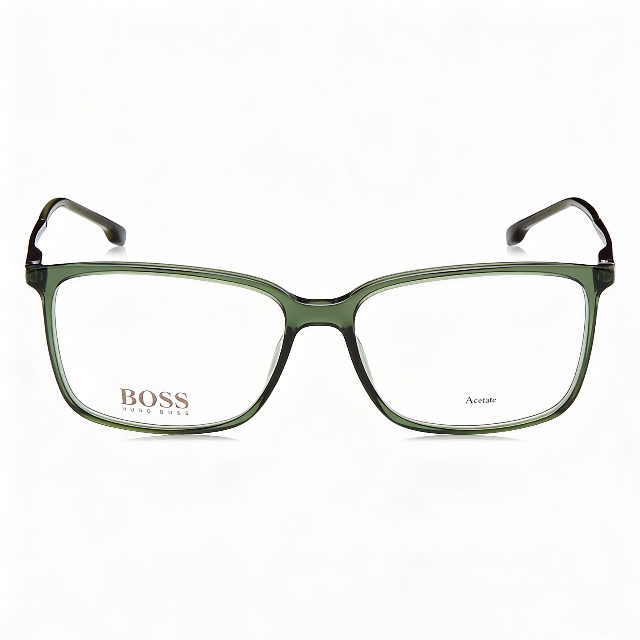 Hugo Boss 1185/It Unisex Eyeglasses featuring a Green Plastic Frame and Polycarbonate Lenses 56mm, Photo 2