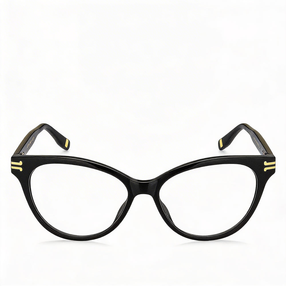 Gafas de sol Marc Jacobs Mj 1060 Cat Eye de acetato negro para mujer, 52 mm