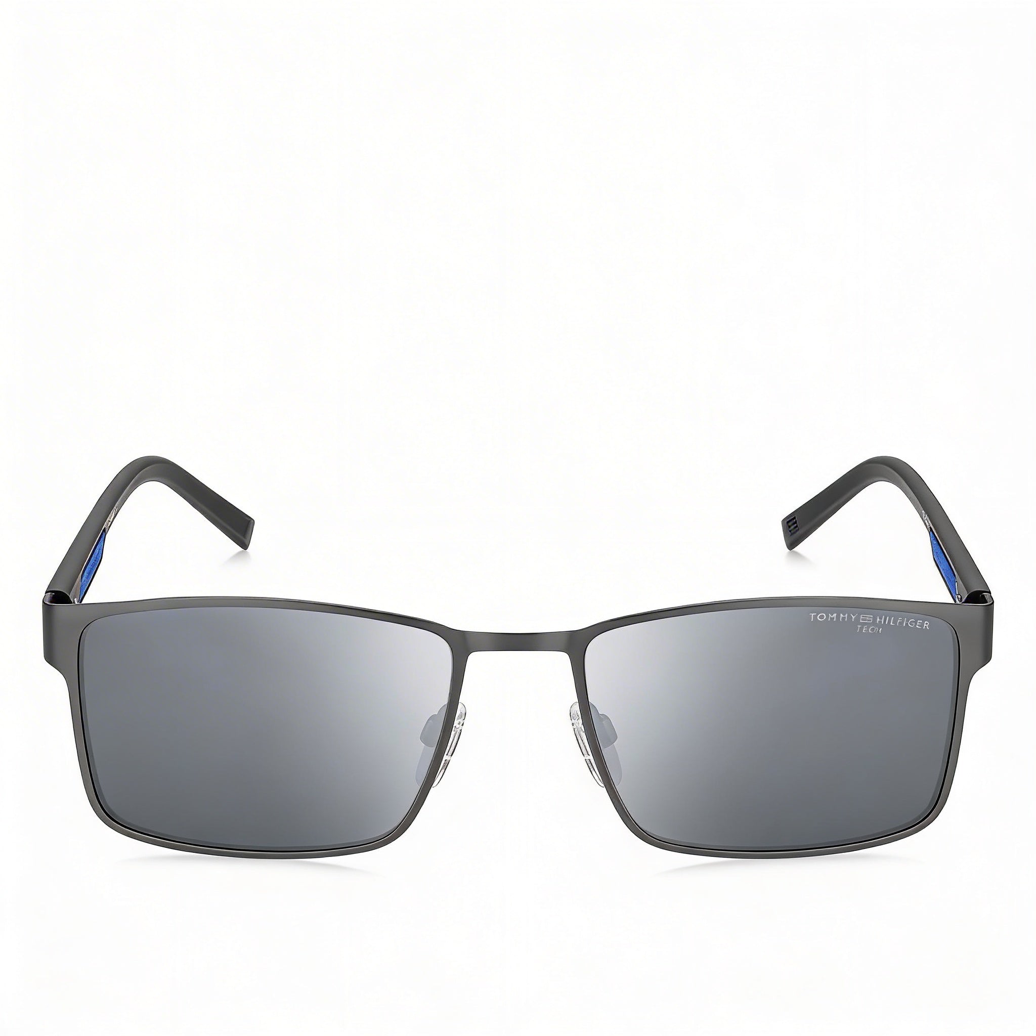 Tommy Hilfiger Casual Men's Matte Ruthenium Black Stainless Steel Polycarbonate Sunglasses 57mm, Photo 2