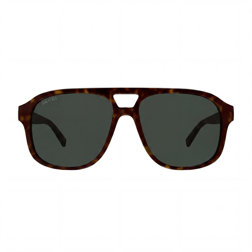 Gafas de sol unisex Gucci Modern GG1856S-002 con montura negra y lentes negras, lentes de 57 mm, puente de 18 mm, patillas de 145 mm