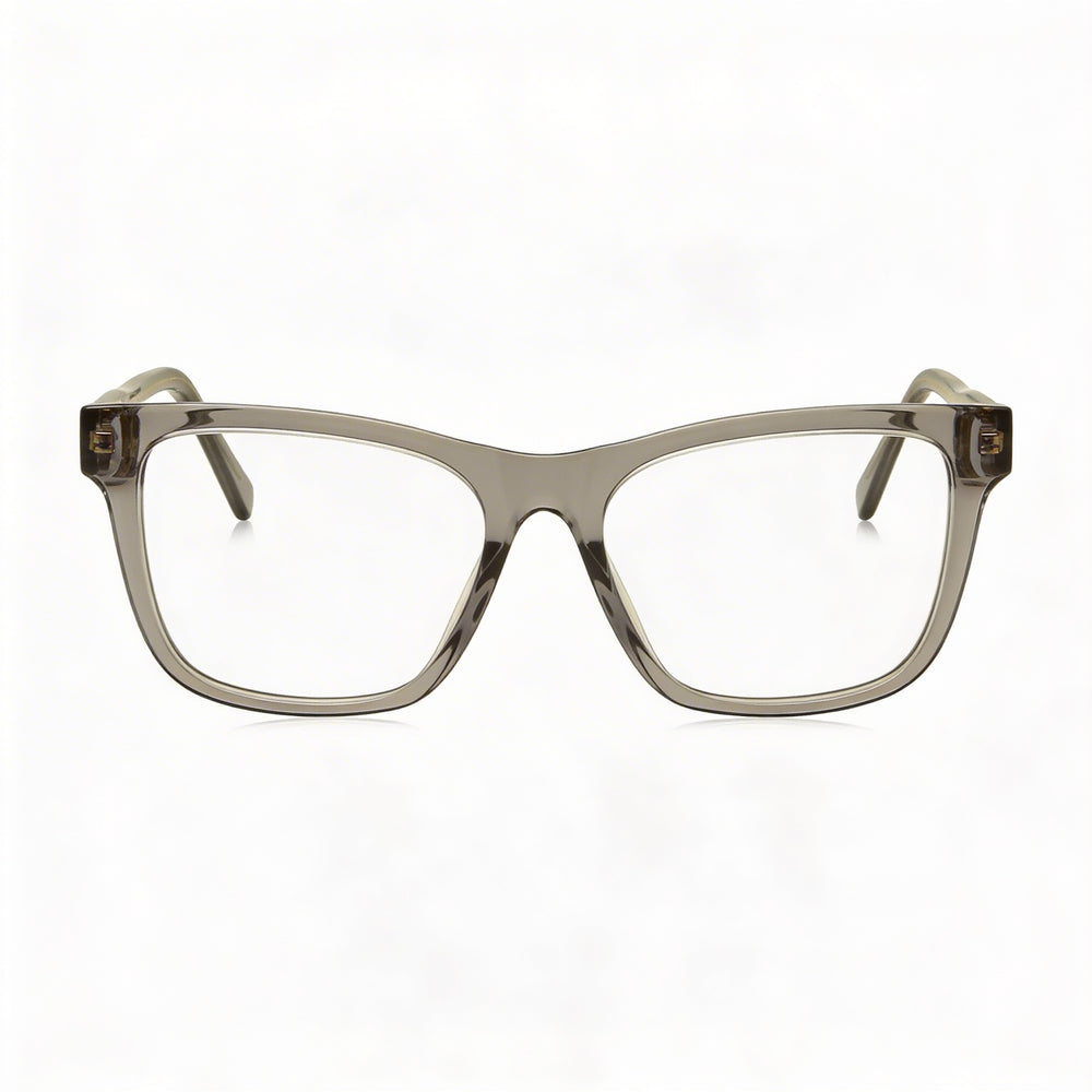 Marc Jacobs Marc 630 Women's Plastic Frame in Grey with Clear Lenses, Measuring 52 millimeters