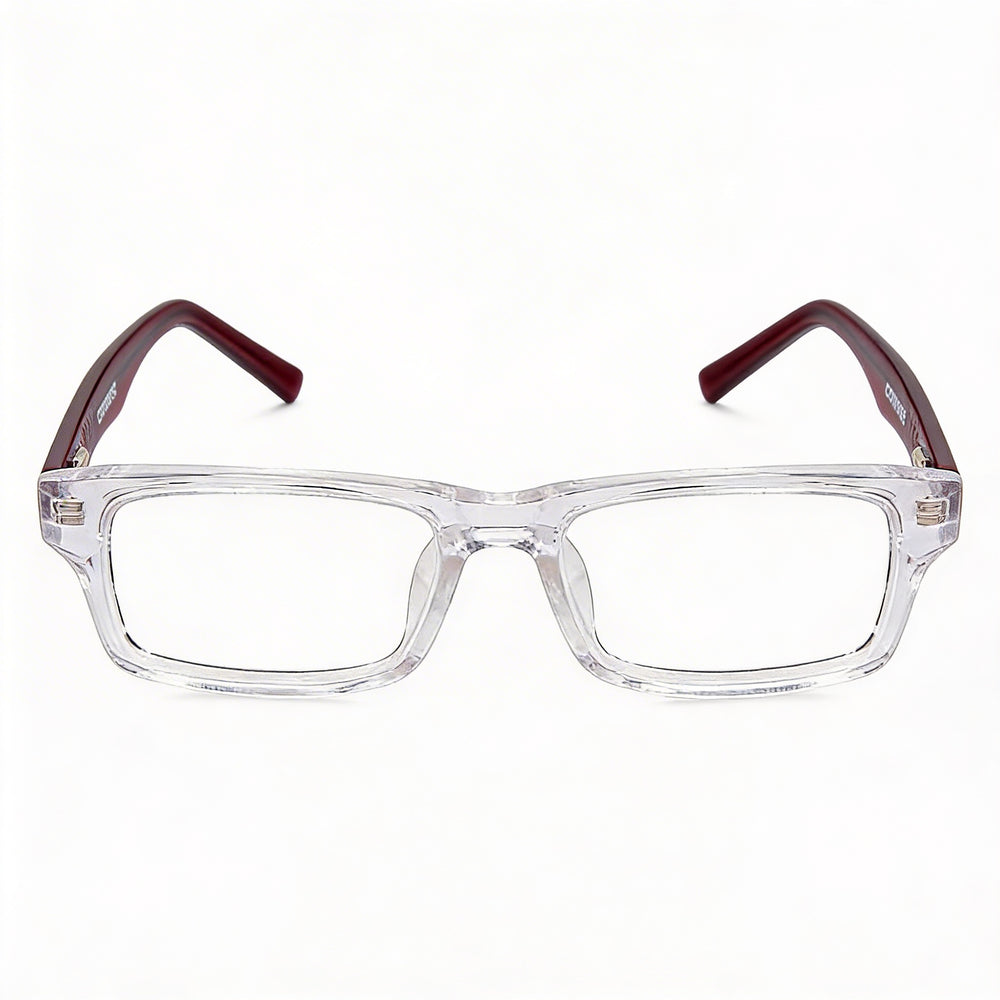 Gafas Converse rectangulares de plástico multicolor para hombre con puente de 21 mm