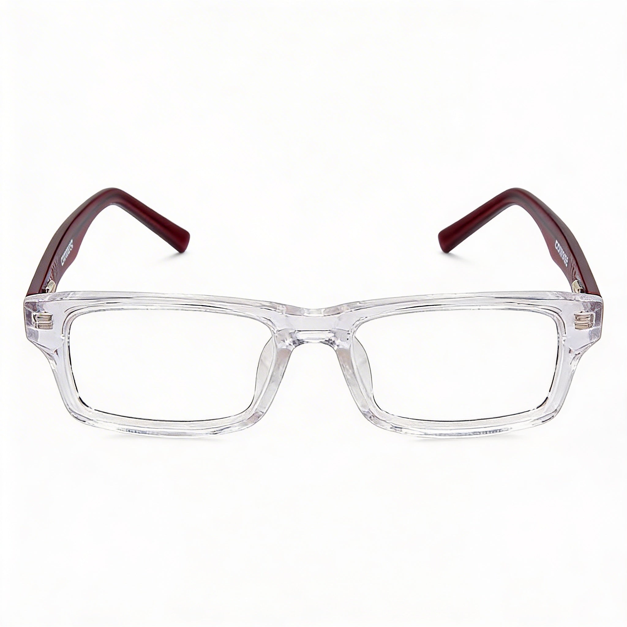 Converse Men's Multi Color Plastic Rectangle Eyeglasses 21mm Bridge