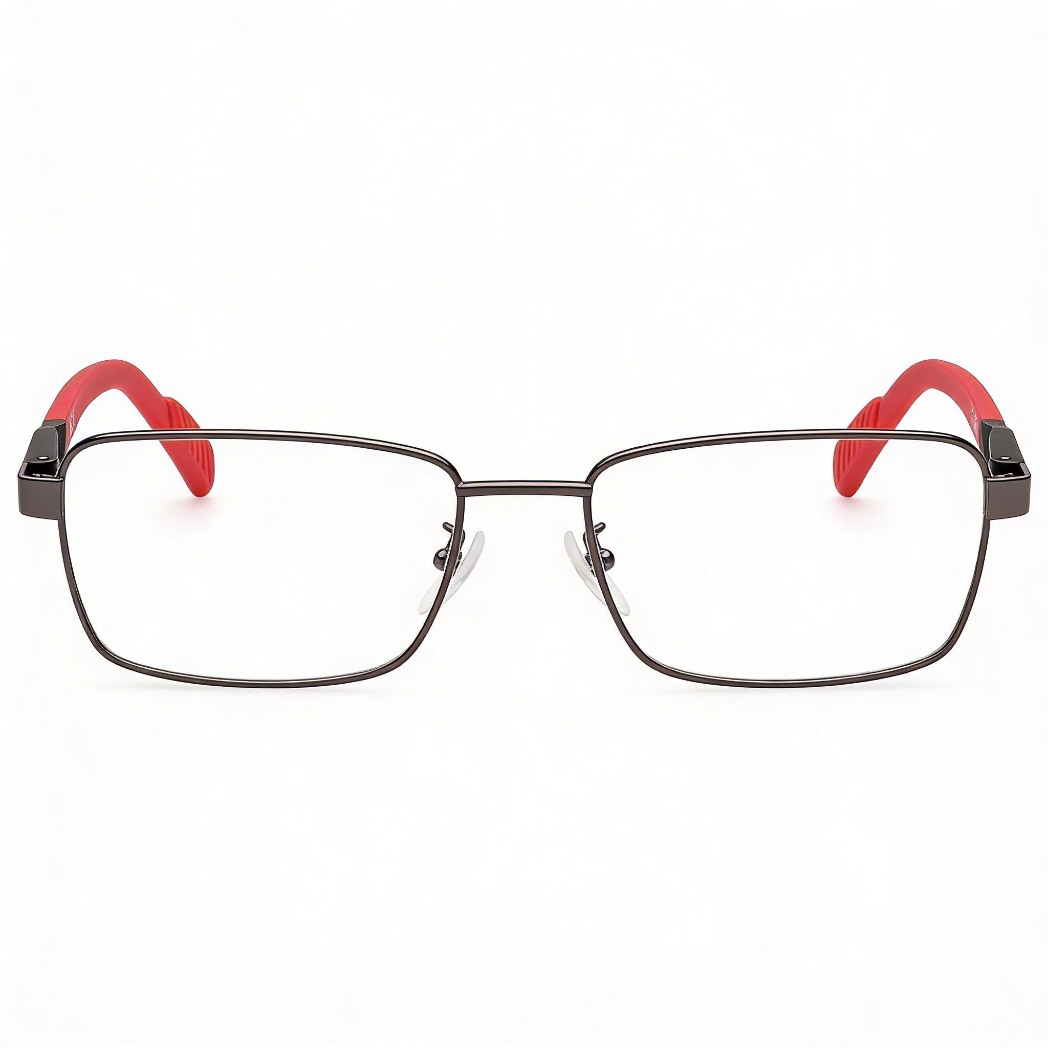 Gafas Adidas Sp5025 para hombre, montura metálica en color plomo mate, lentes de policarbonato transparentes 55-17-140, Photo 1