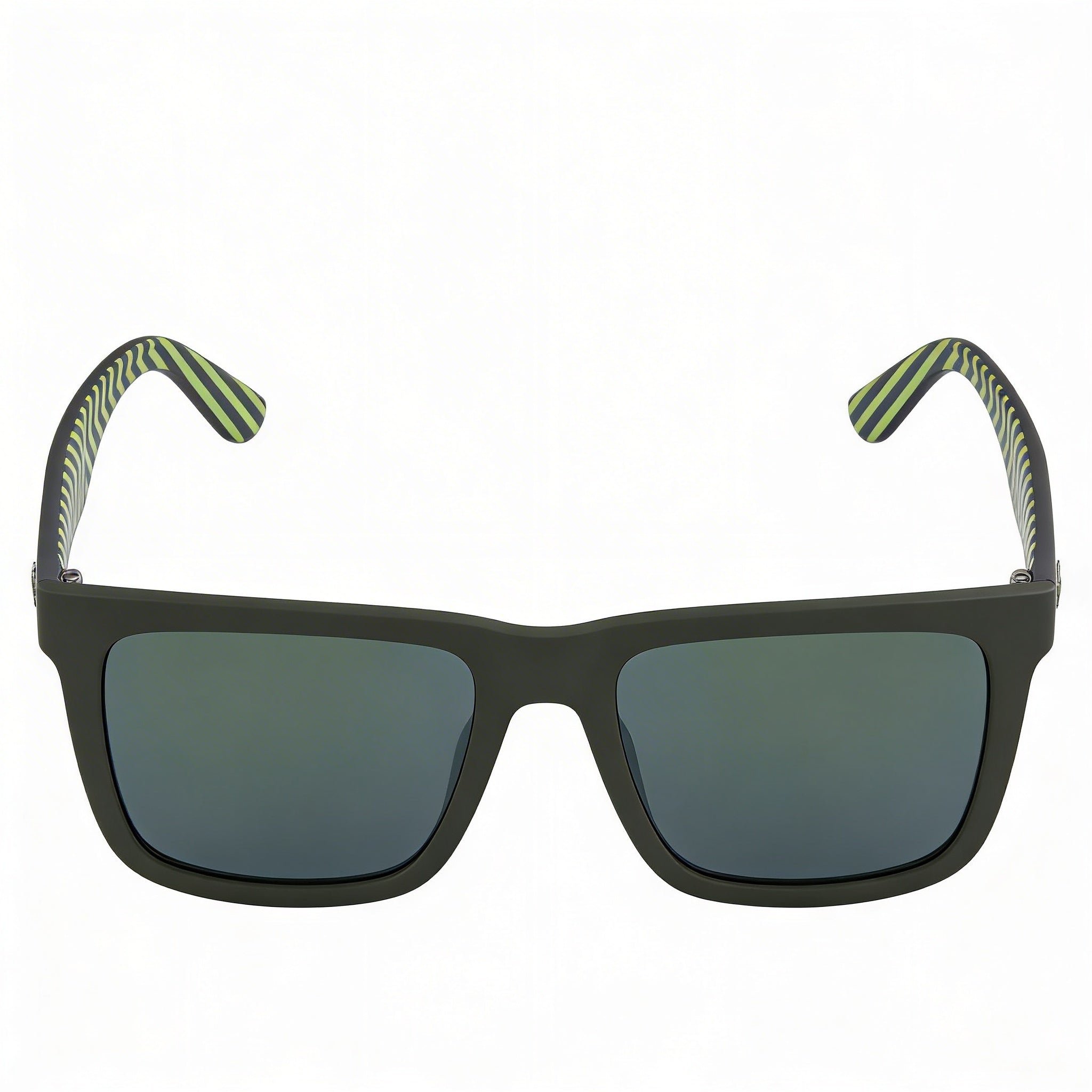 Lacoste L750s Men's Sunglasses with Matte Army Green Plastic Frame & Grey Non-Polarized UV Lenses, 54mm, Photo 2