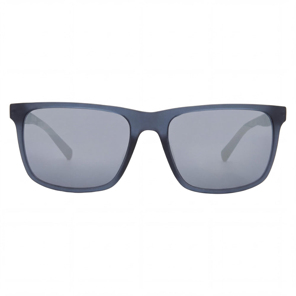 Gafas de sol Harley-Davidson clásicas para hombre de acetato mate azul claro, con espejo azul, sin polarizar y protección 100% UV, 58mm