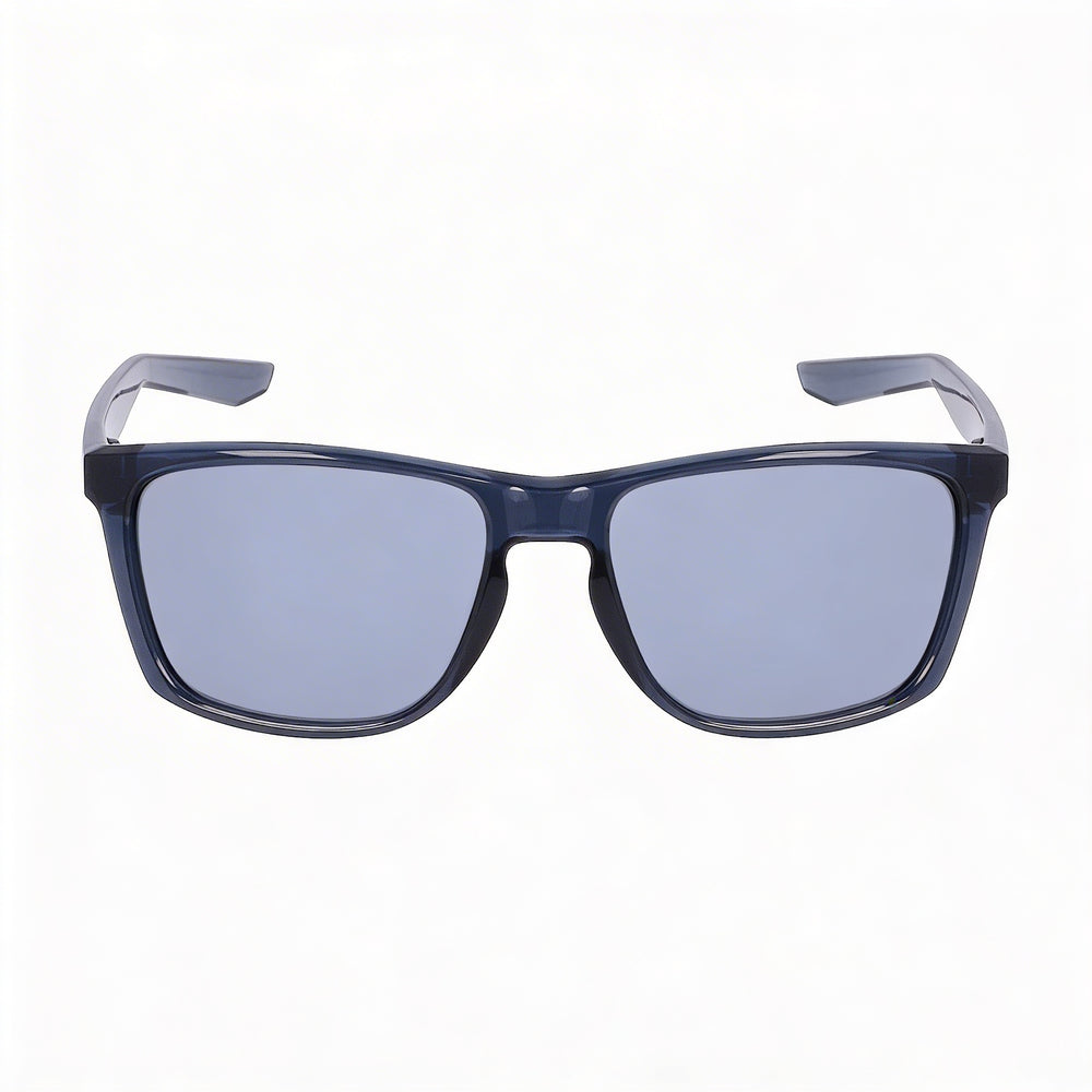 Nike Fortune FD1692 Gafas unisex de armazón inyectado, gris oscuro, plata flash, policarbonato, protección UV, 57mm
