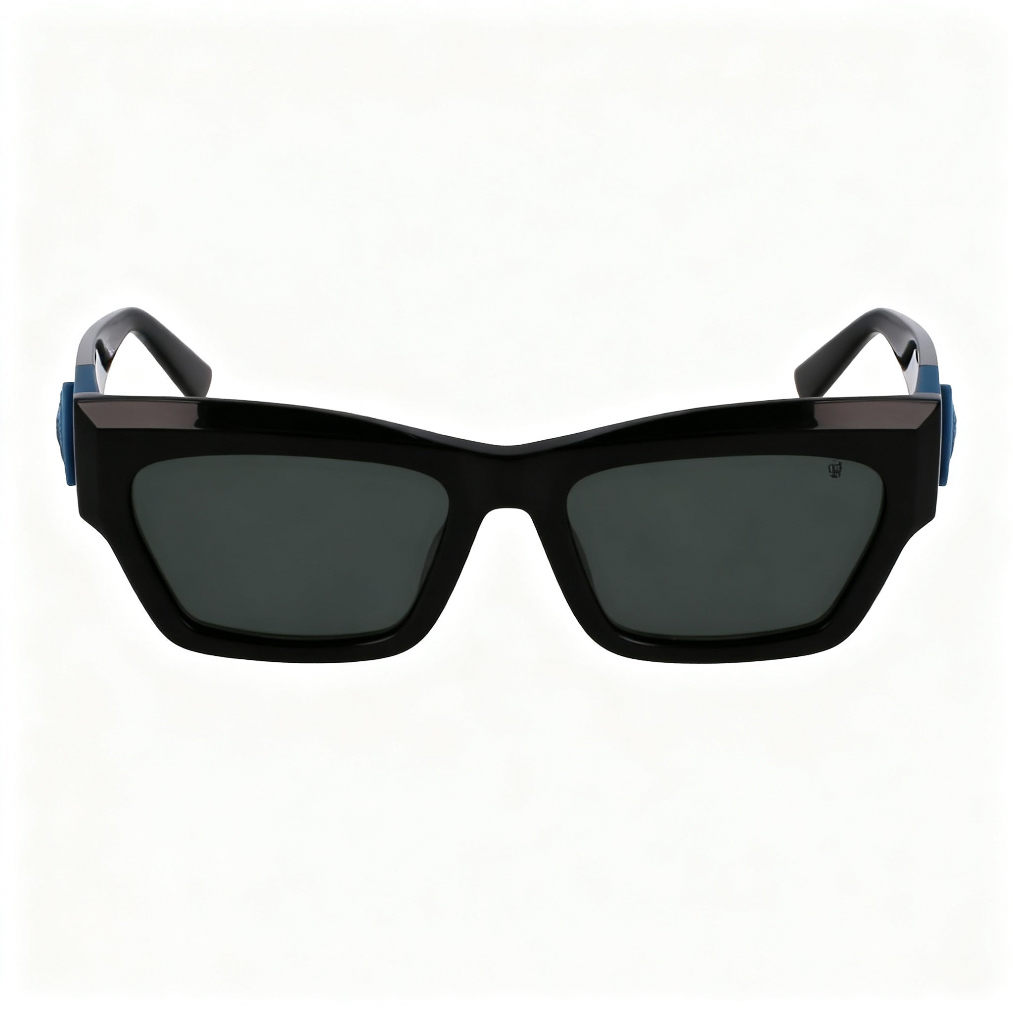Longchamp Modern LO763S Men's Black Modified Rectangle Sunglasses with Black Lenses, 53-18-140, Photo 2