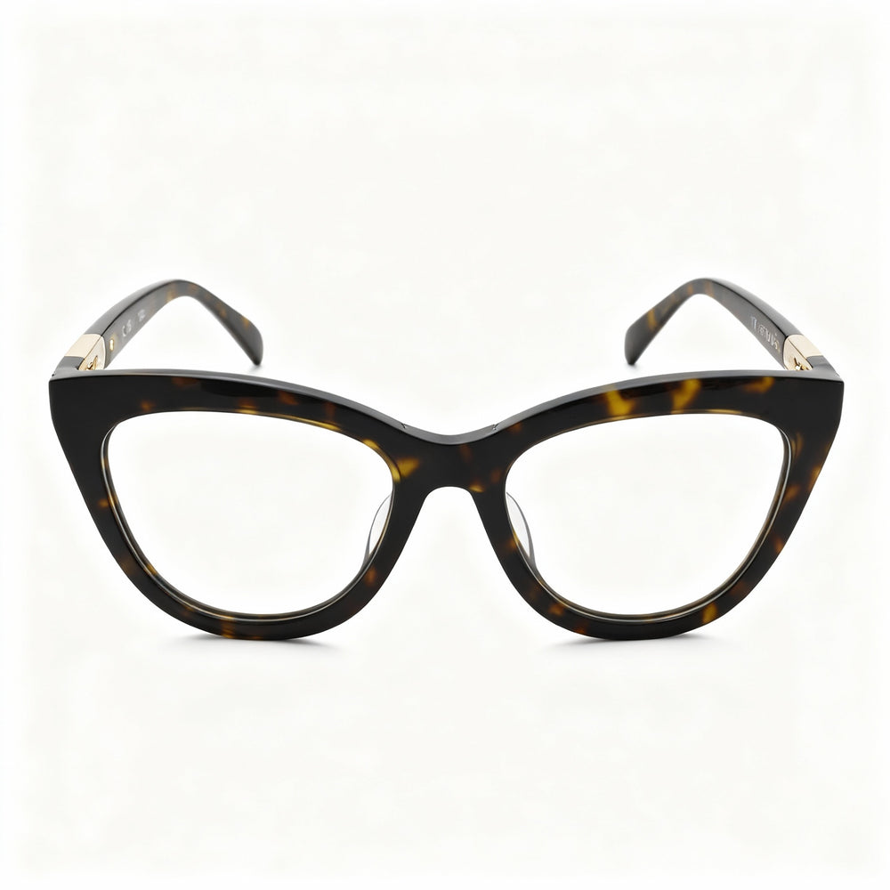 TOUS Casual. Women's Acetate Eyeglasses, Shiny Copper Gold Frame, Non Polarized (53-140-19)