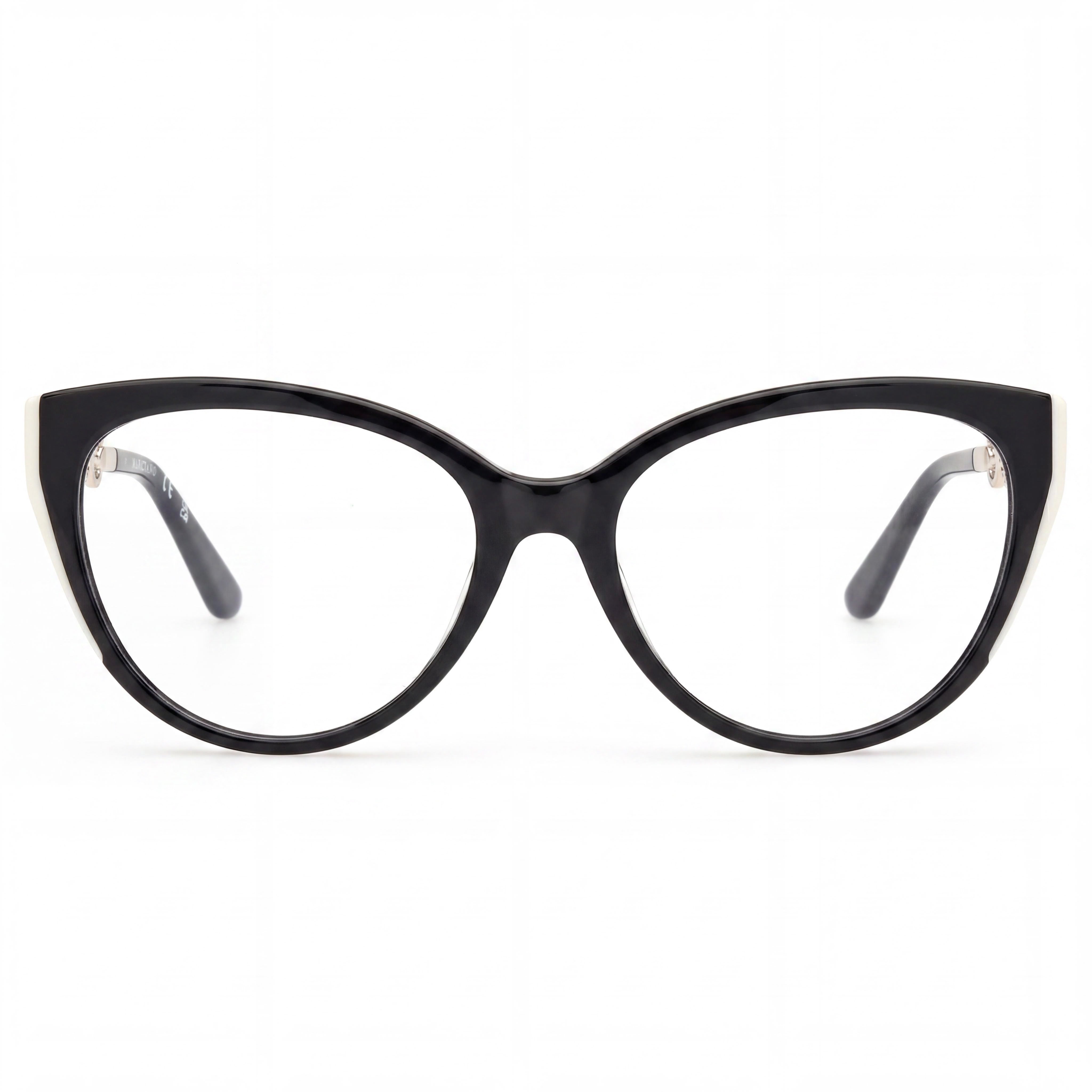 GUESS by Marciano Classic Women's Non- Plastic Frame Sunglasses Shiny Black & Pale Gold 54mm, Photo 2