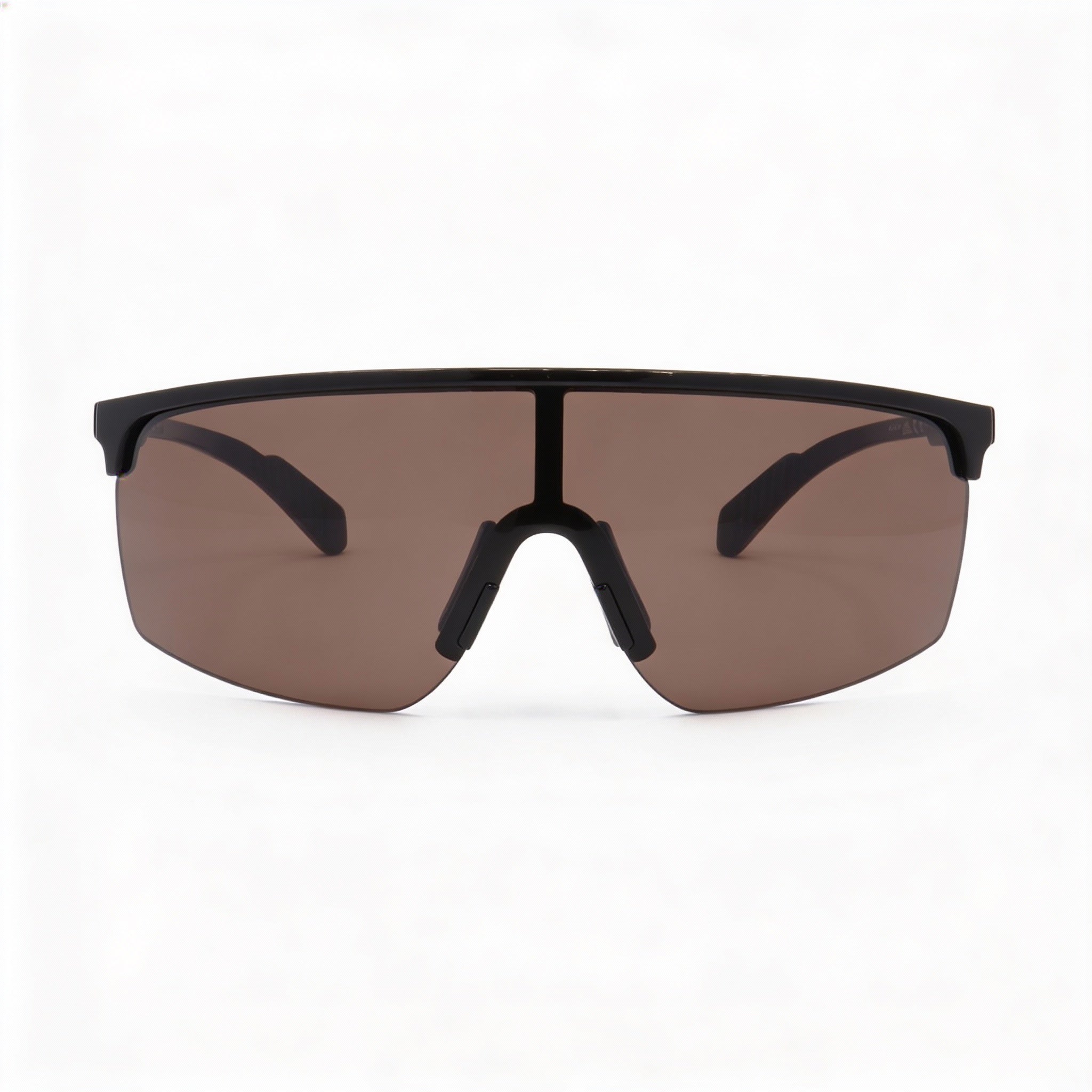 adidas Classic Men's Shiny Black TR90 Plastic Amber Non-Polarized 100% UV Protection Sunglasses 59mm, Photo 2