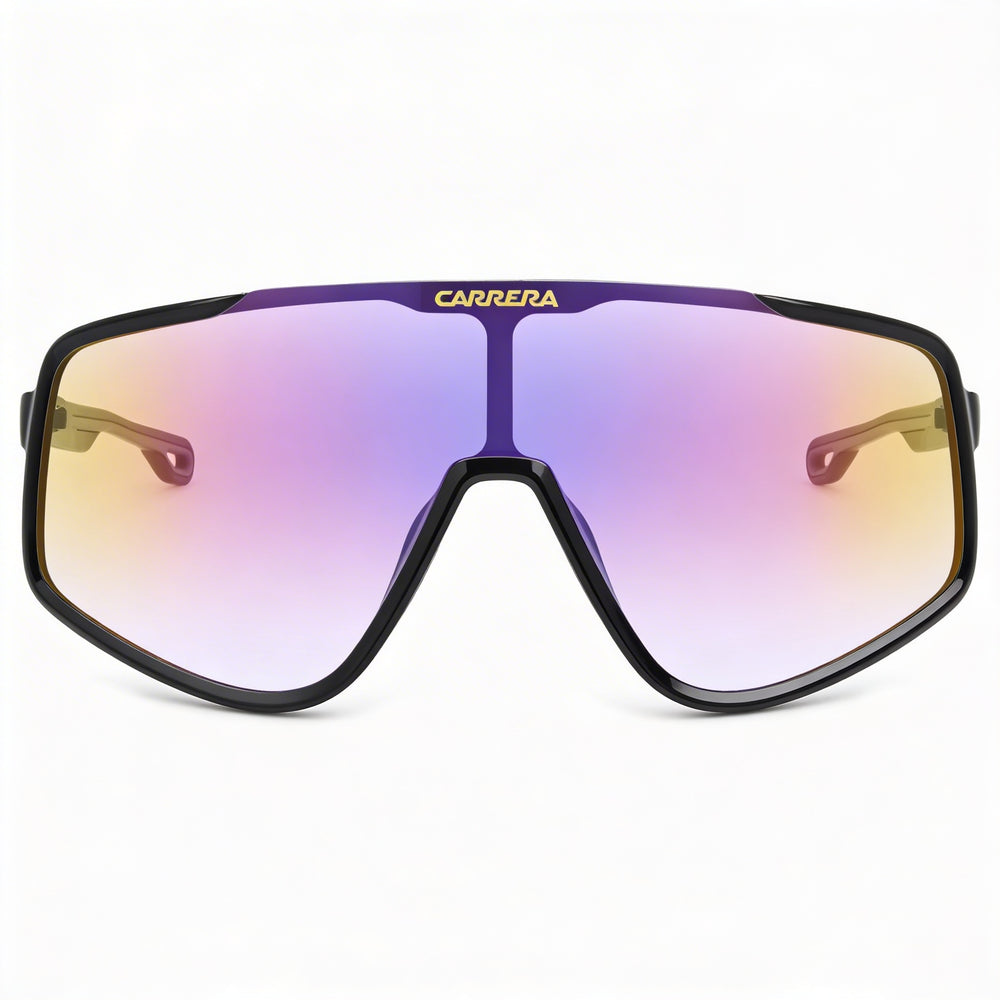Carrera Carrera 4017/S Women's Black Multilayer Violet Plastic Sunglasses UV Protection Non-Polarized 99mm