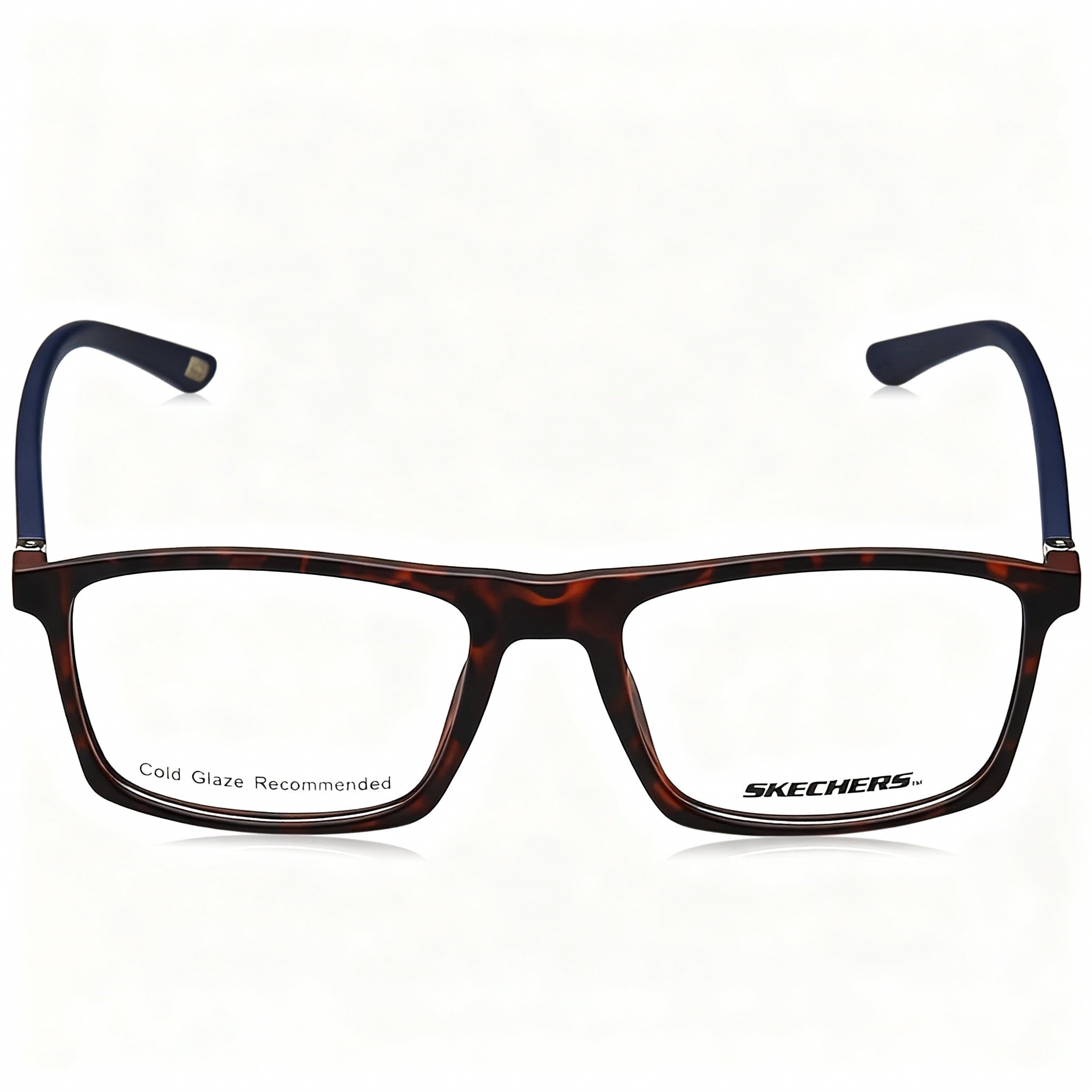 Skechers Se3302 Men's Plastic Prescription Eyeglass Frames Dark Havana 54mm Lens, 18mm Bridge, 145mm Temple