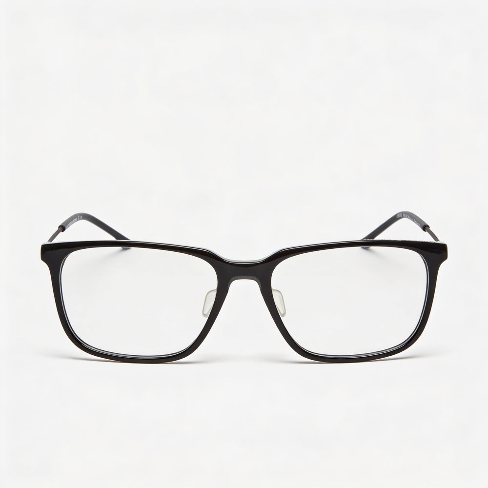 Gafas de sol unisex de la colección Modern de Under Armour con montura de acetato negro y lentes de policarbonato, tamaño 55 mm